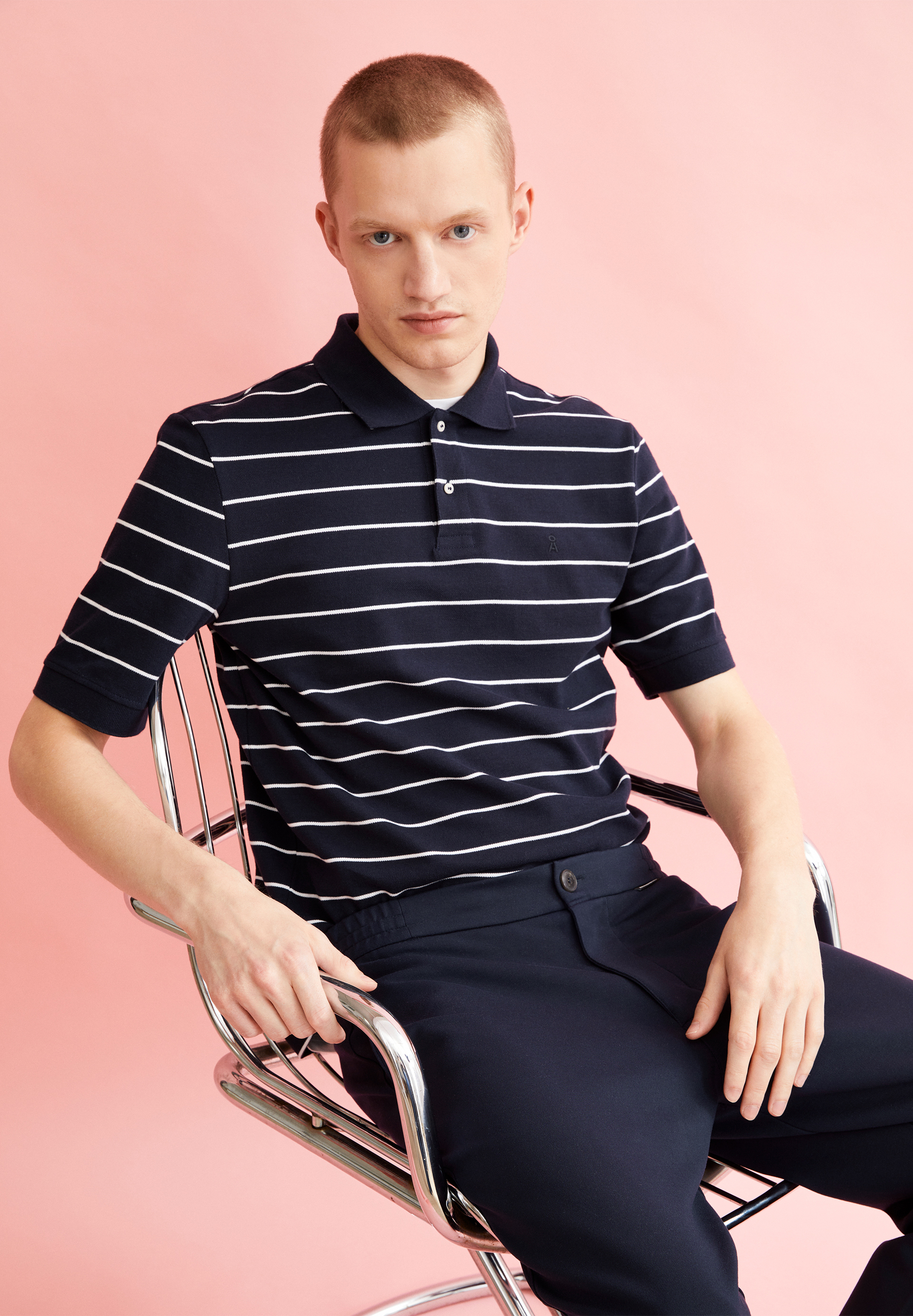 MAARIO STRIPES Polo T-Shirt made of Organic Cotton