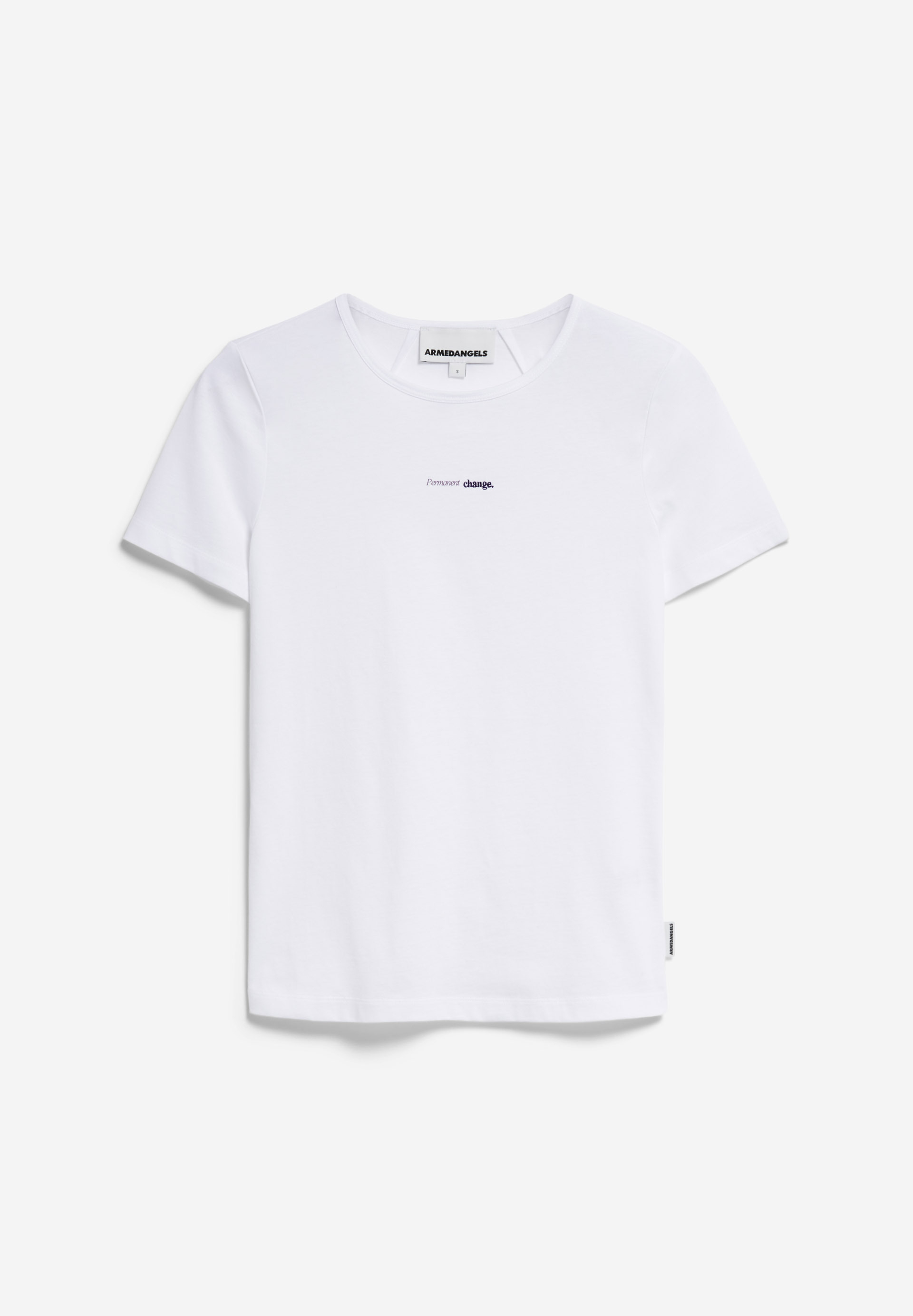 EBAANORA EXCEPT CHANGE T-shirt coupe ajustée en coton bio