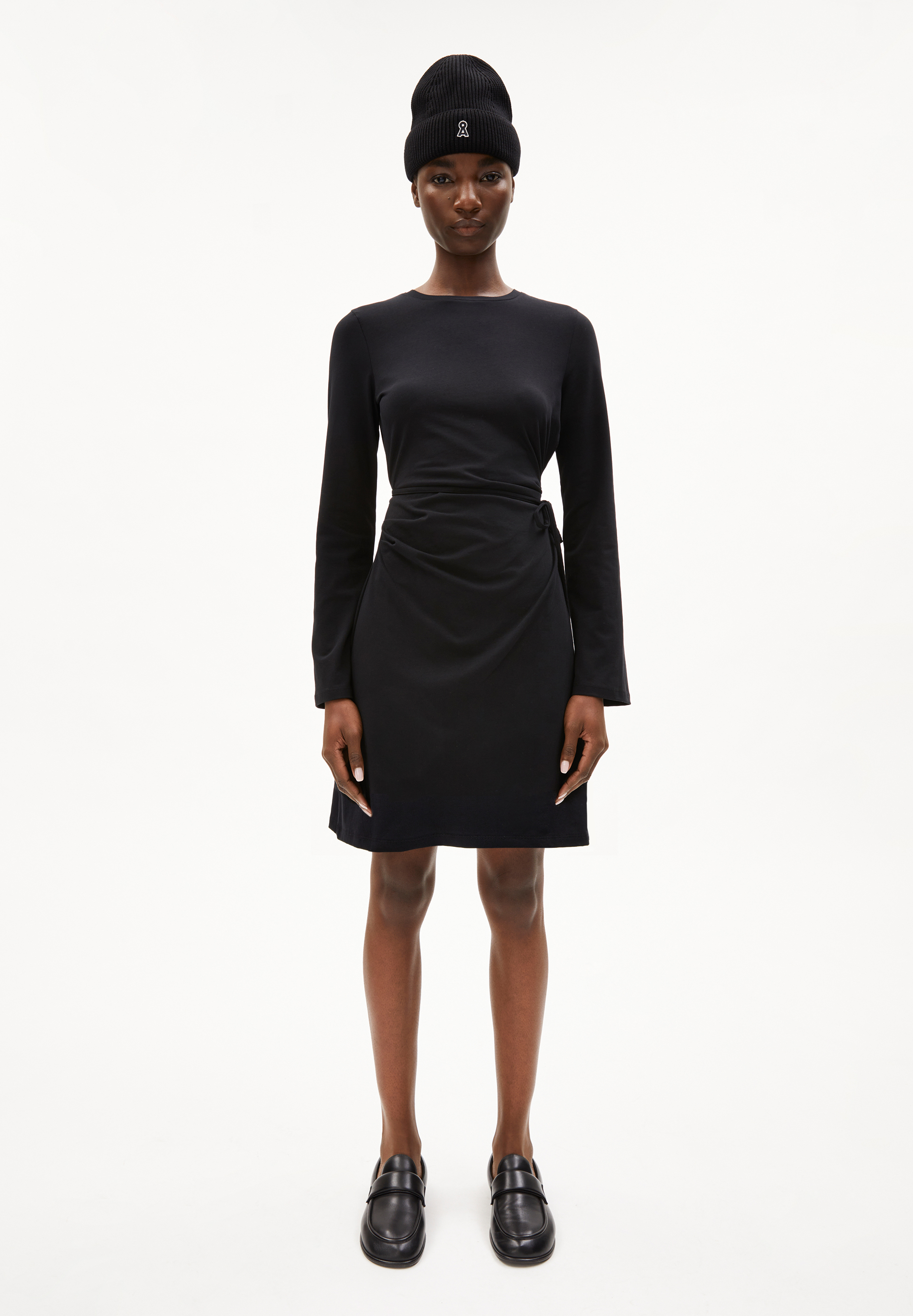 CEETAA Jersey Dress Slim Fit made of Organic Cotton Mix