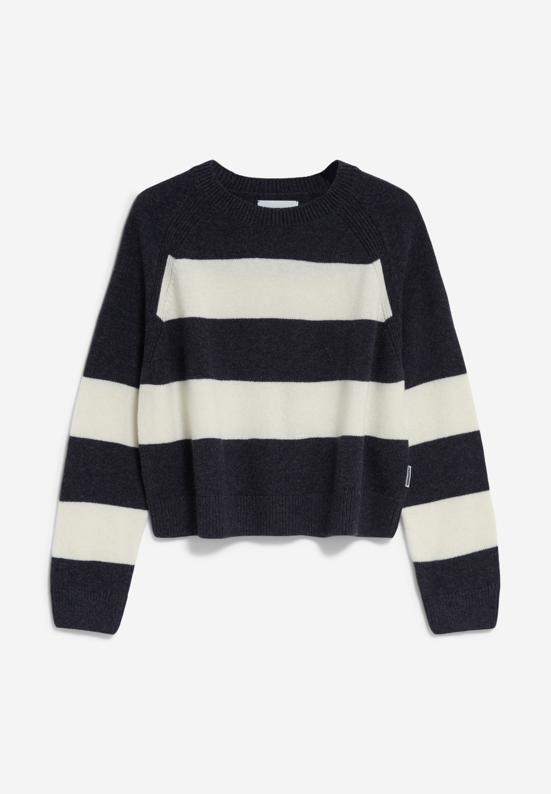 DILIRIAA STRIPES Sweater Loose Fit made of Organic Wool Mix