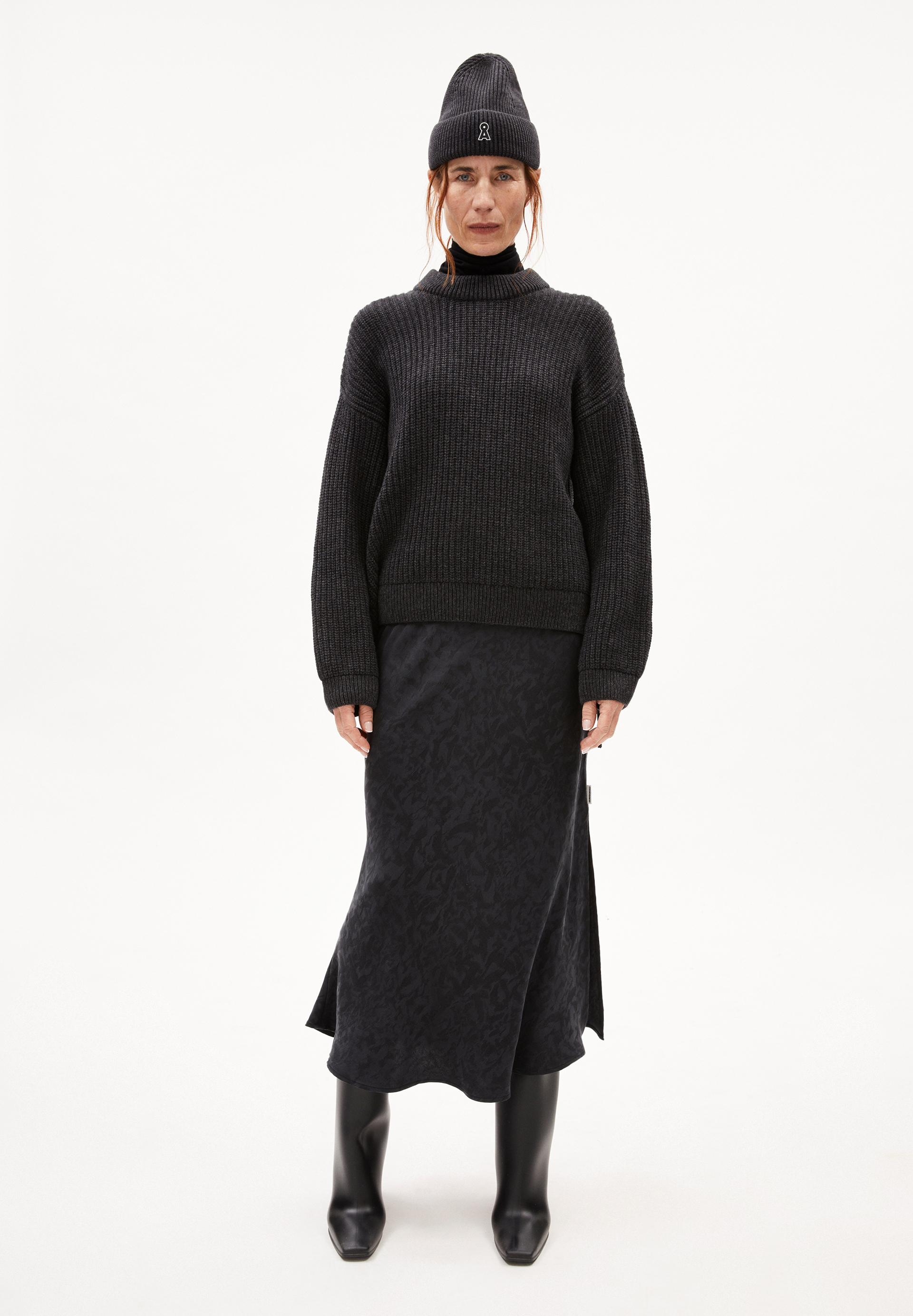 GRAATIA JACQ Woven Skirt Regular Fit made of TENCEL™ Lyocell Mix