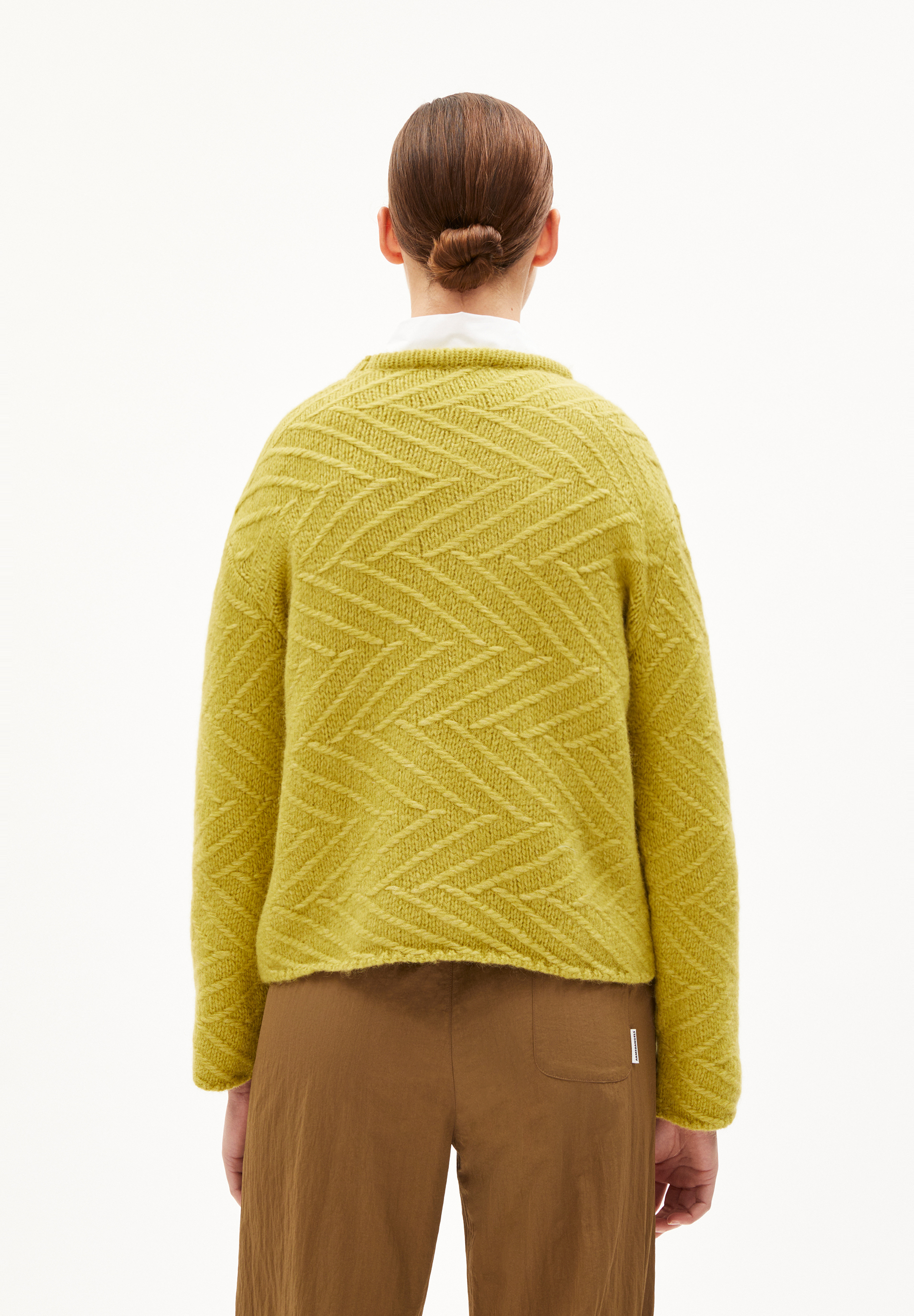 DAAGNY DIAGONAL Sweater Loose Fit made of Alpaca Wool Mix