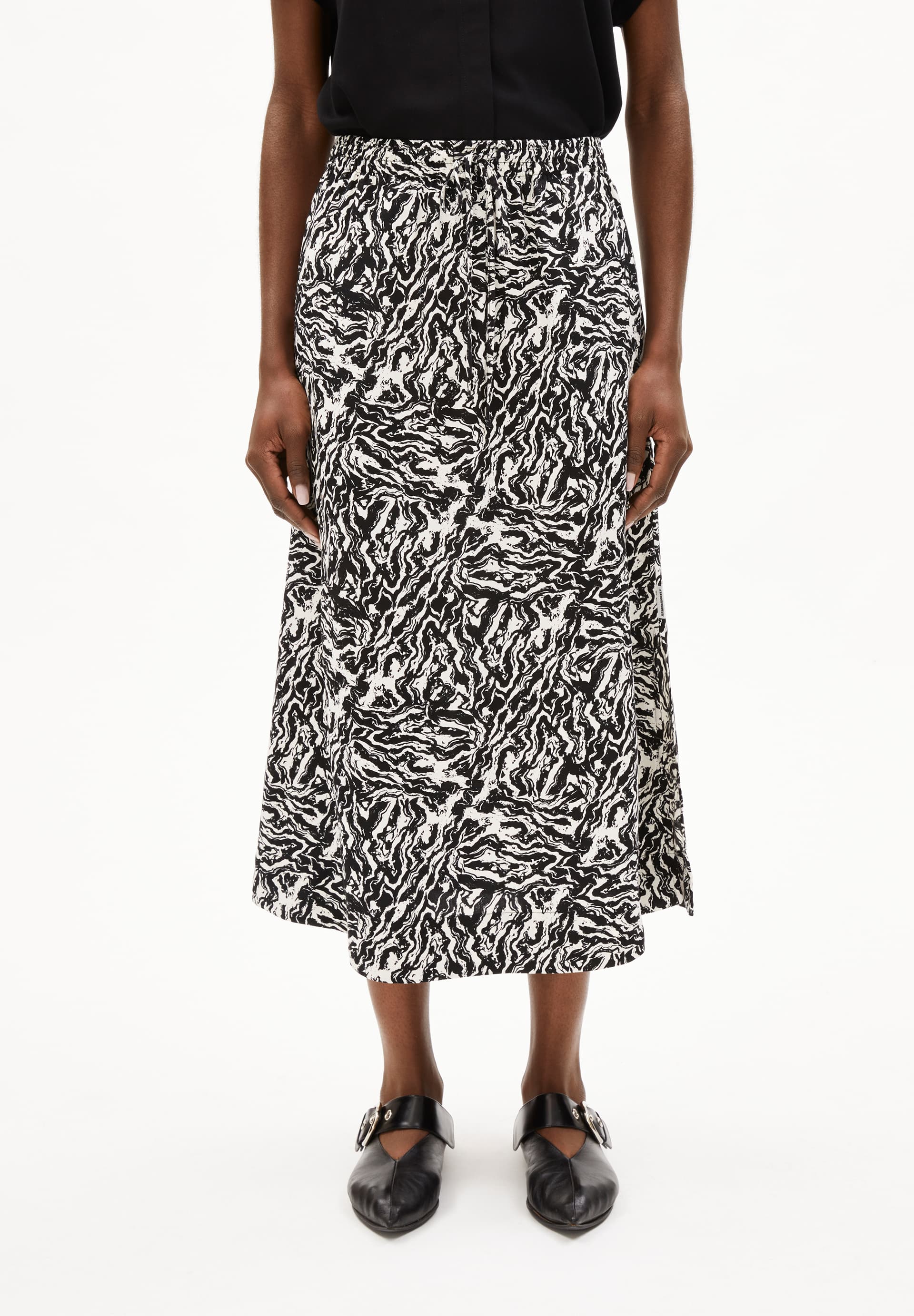 DARTIAA STONEY Woven Skirt Relaxed Fit made of LENZING™ ECOVERO™ Viscose