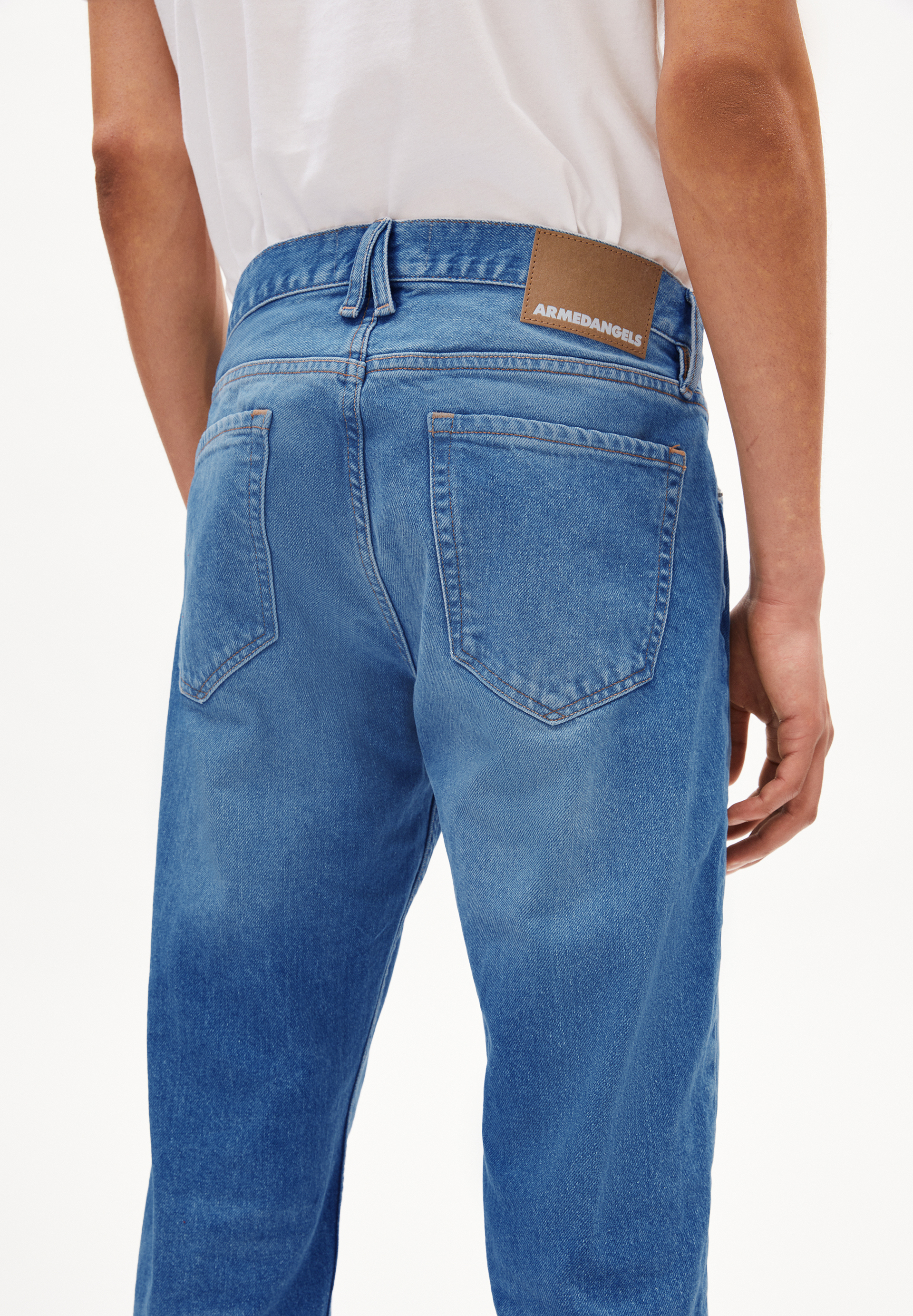 DYLAANO Slim Straight Jeans recycelte Baumwolle