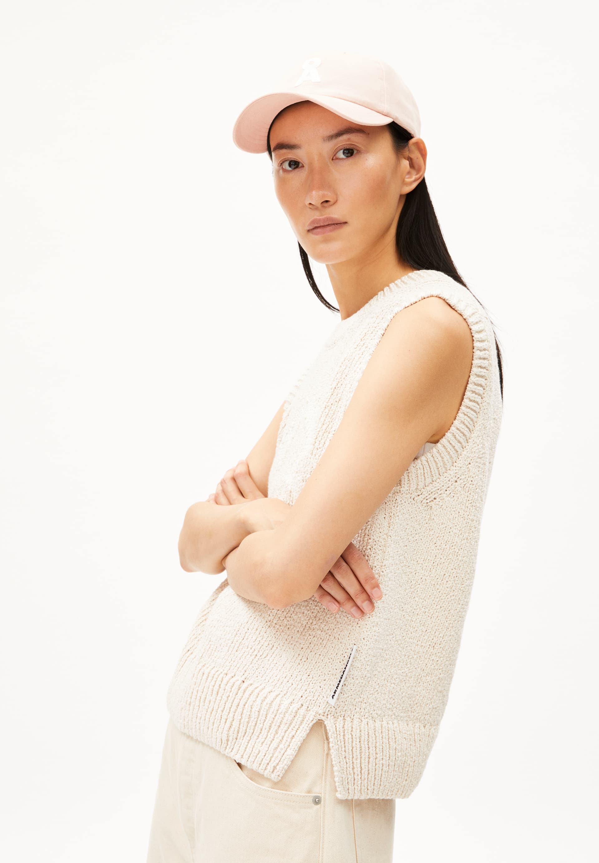 TAARI Knit Top made of Organic Cotton Mix