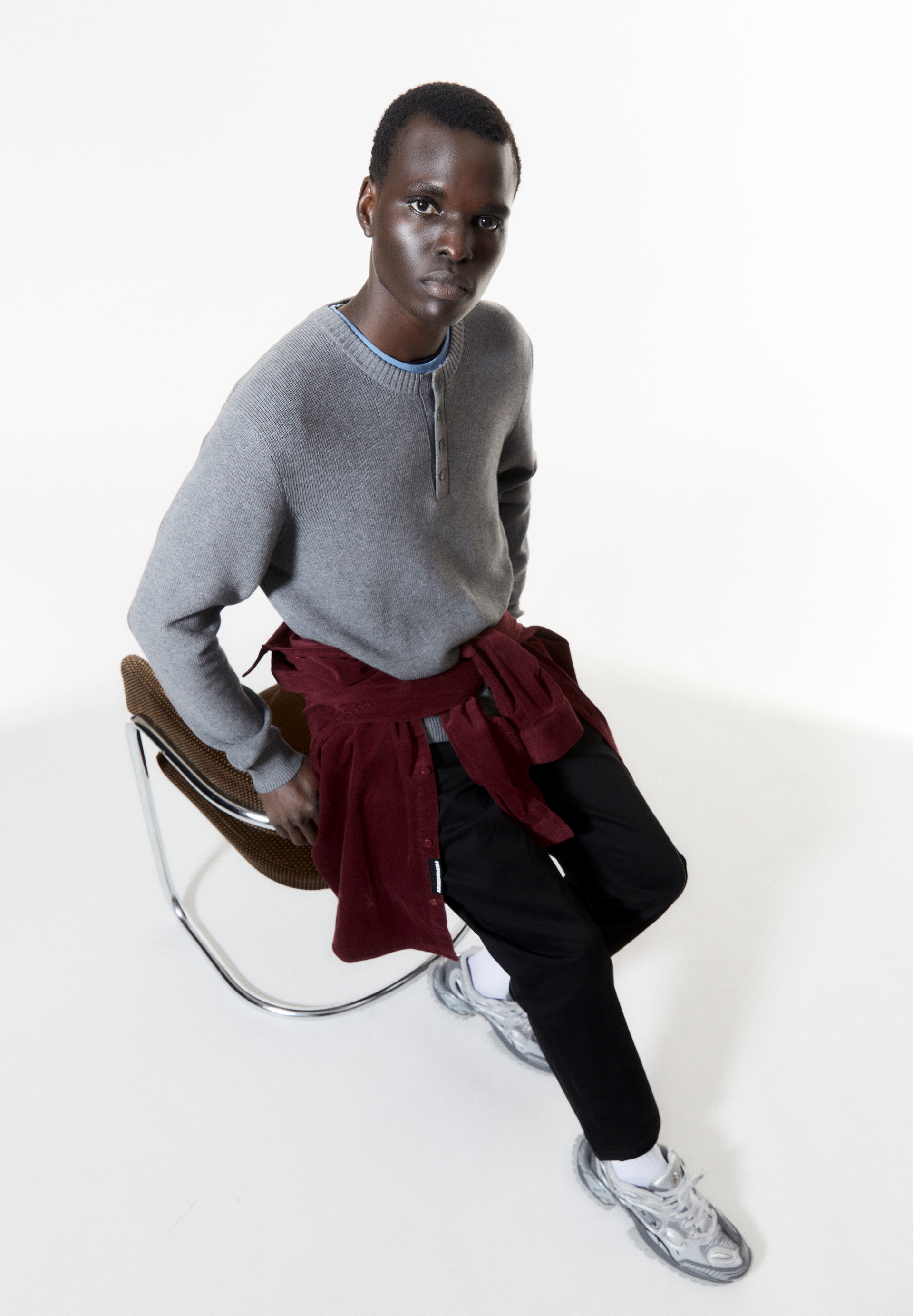 SAANTIAGO Sweater Regular Fit made of Organic Merino Wool Mix