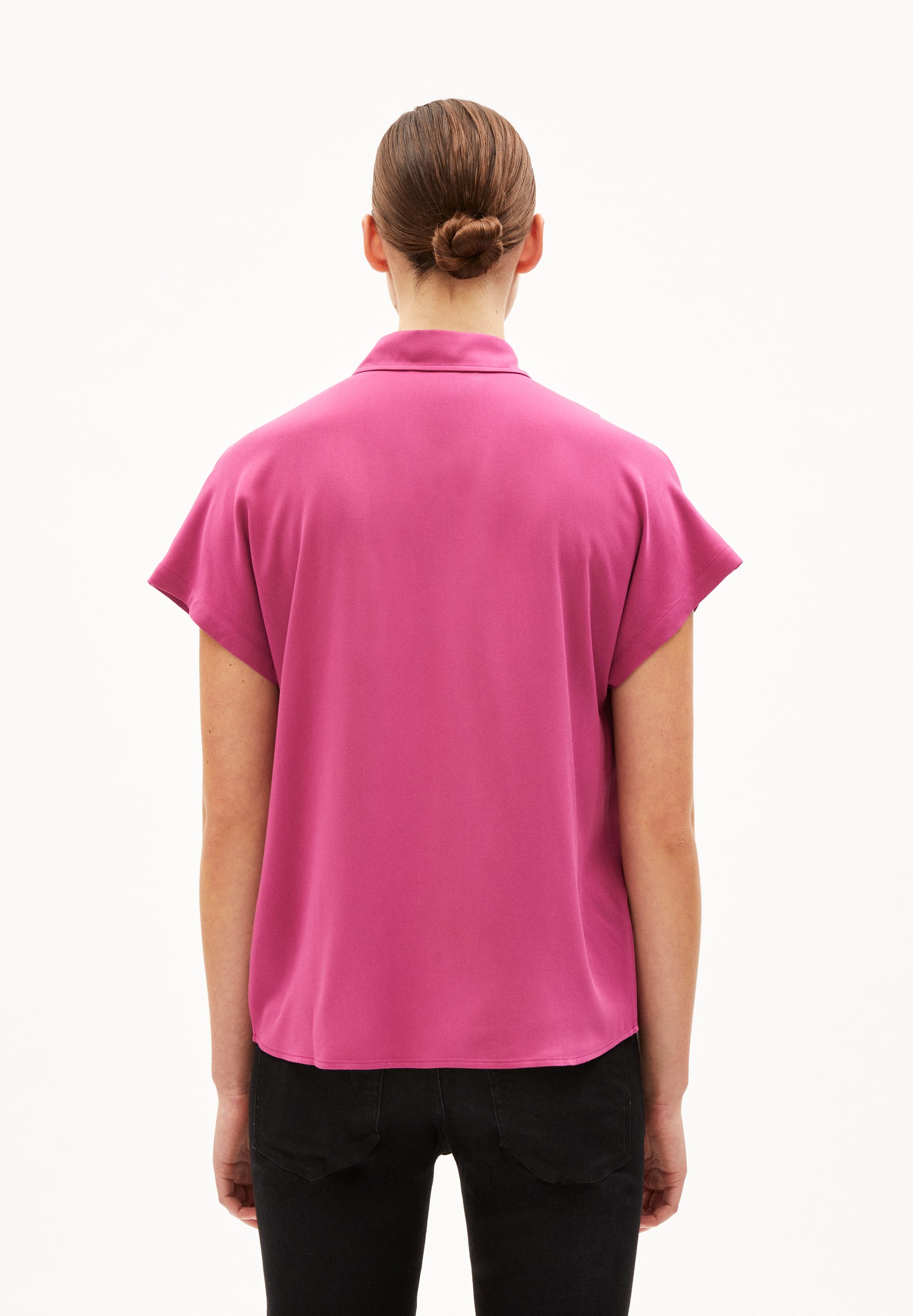 LARISAANA Blouse relaxed Fit van LENZING™ ECOVERO™ Viskose