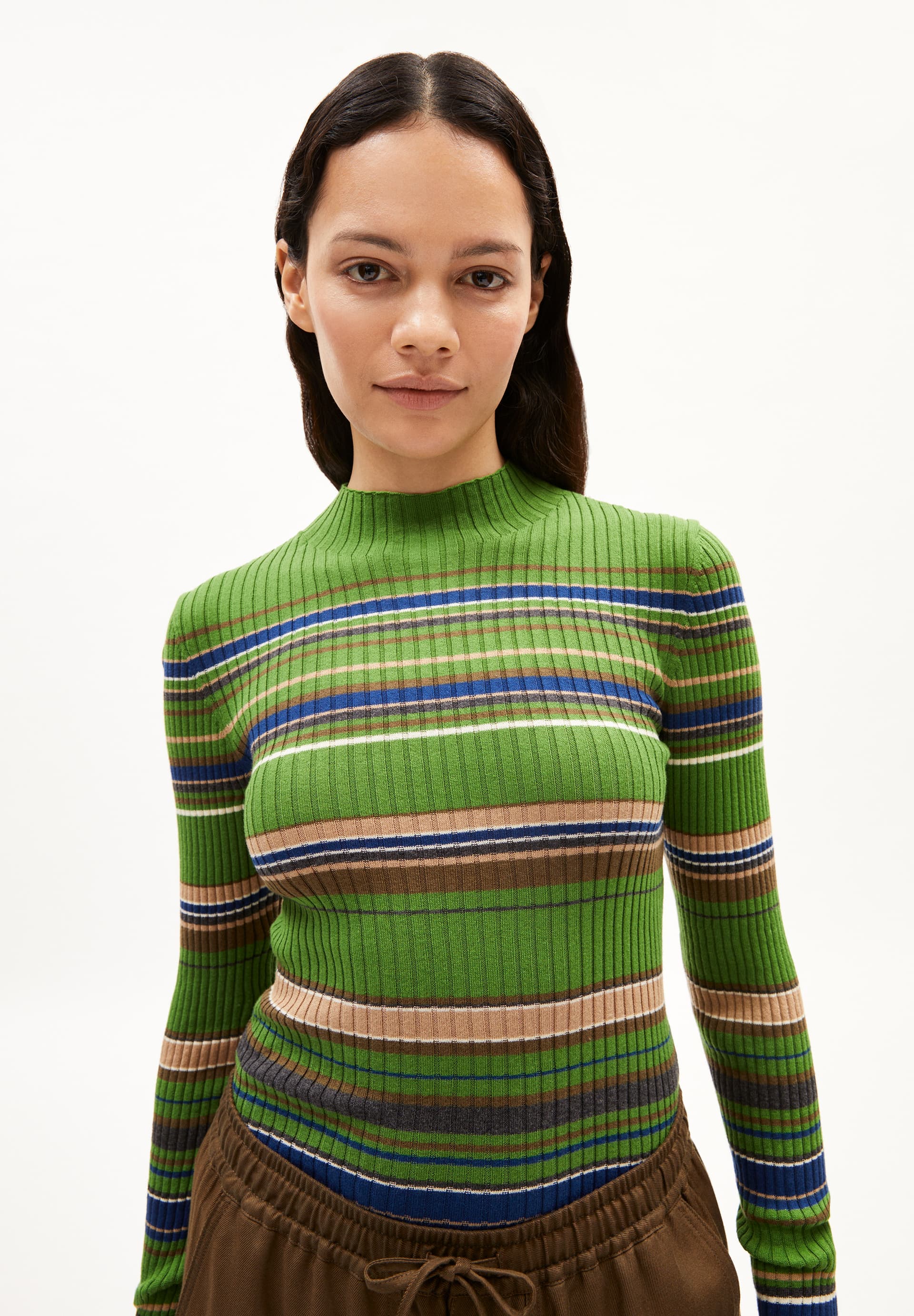 ALAANIA NEW STRIPES Sweater Slim Fit made of Organic Cotton