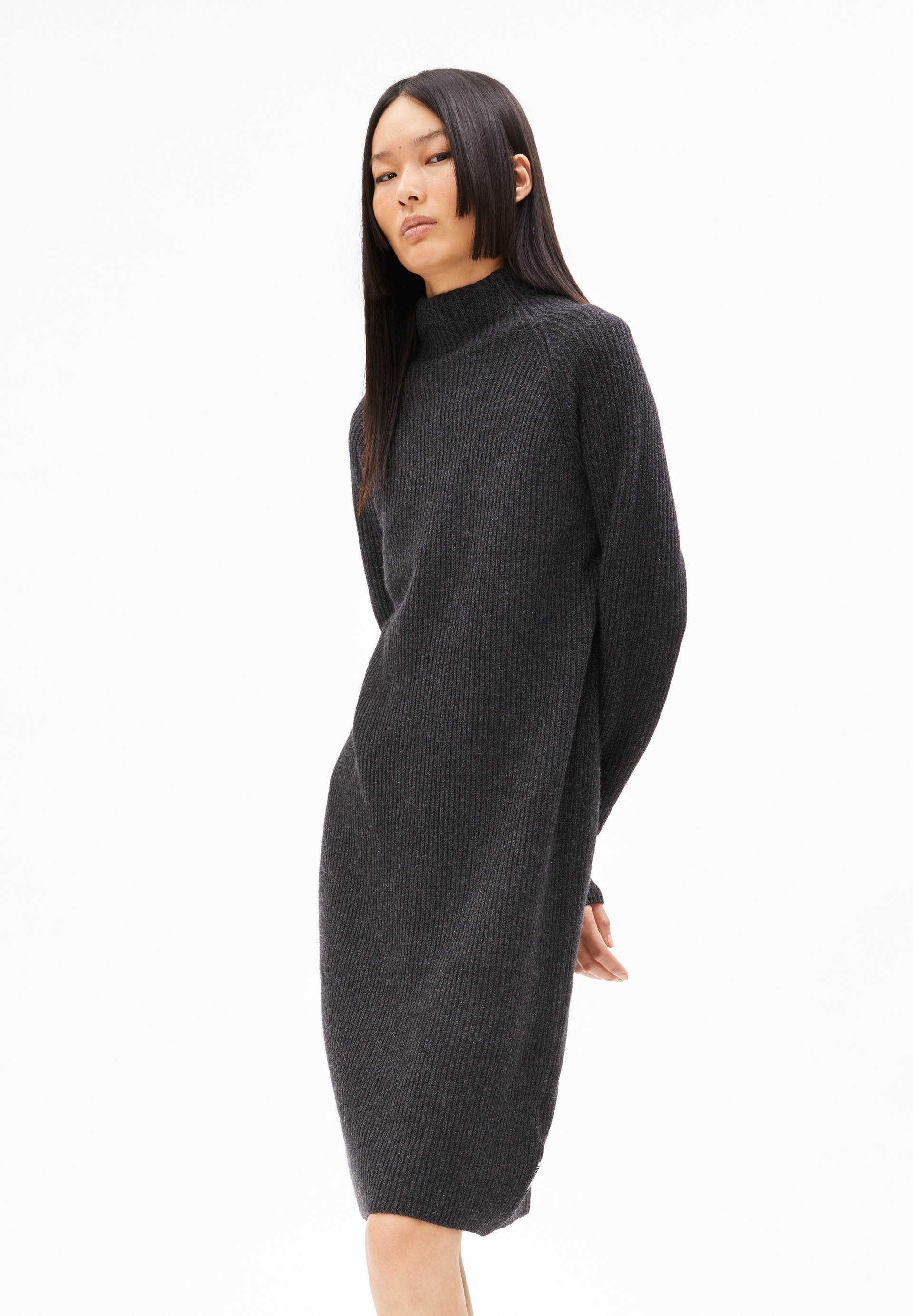 MILLAANA Knit Dress Relaxed Fit made of Organic Wool Mix