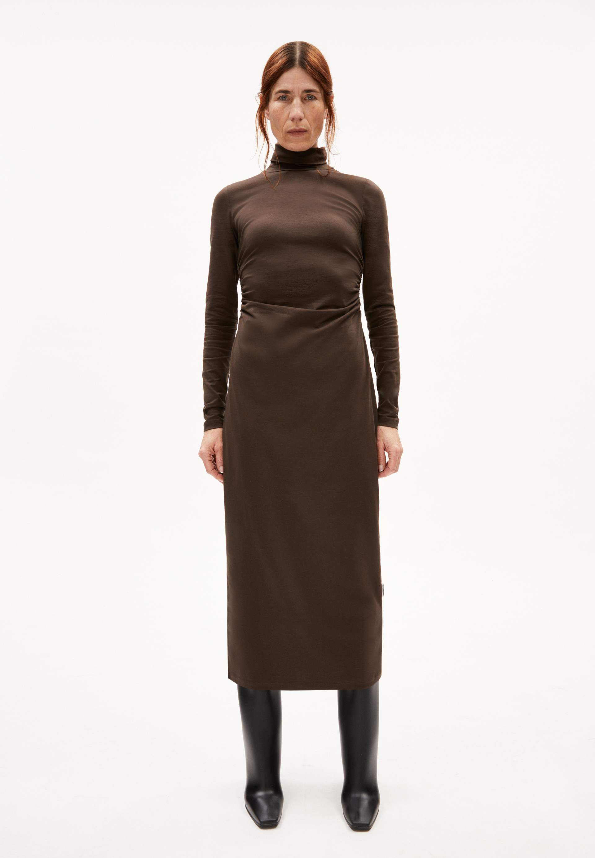 ADAAJA LONGSLEEVE Jersey Dress Slim Fit made of Organic Cotton Mix