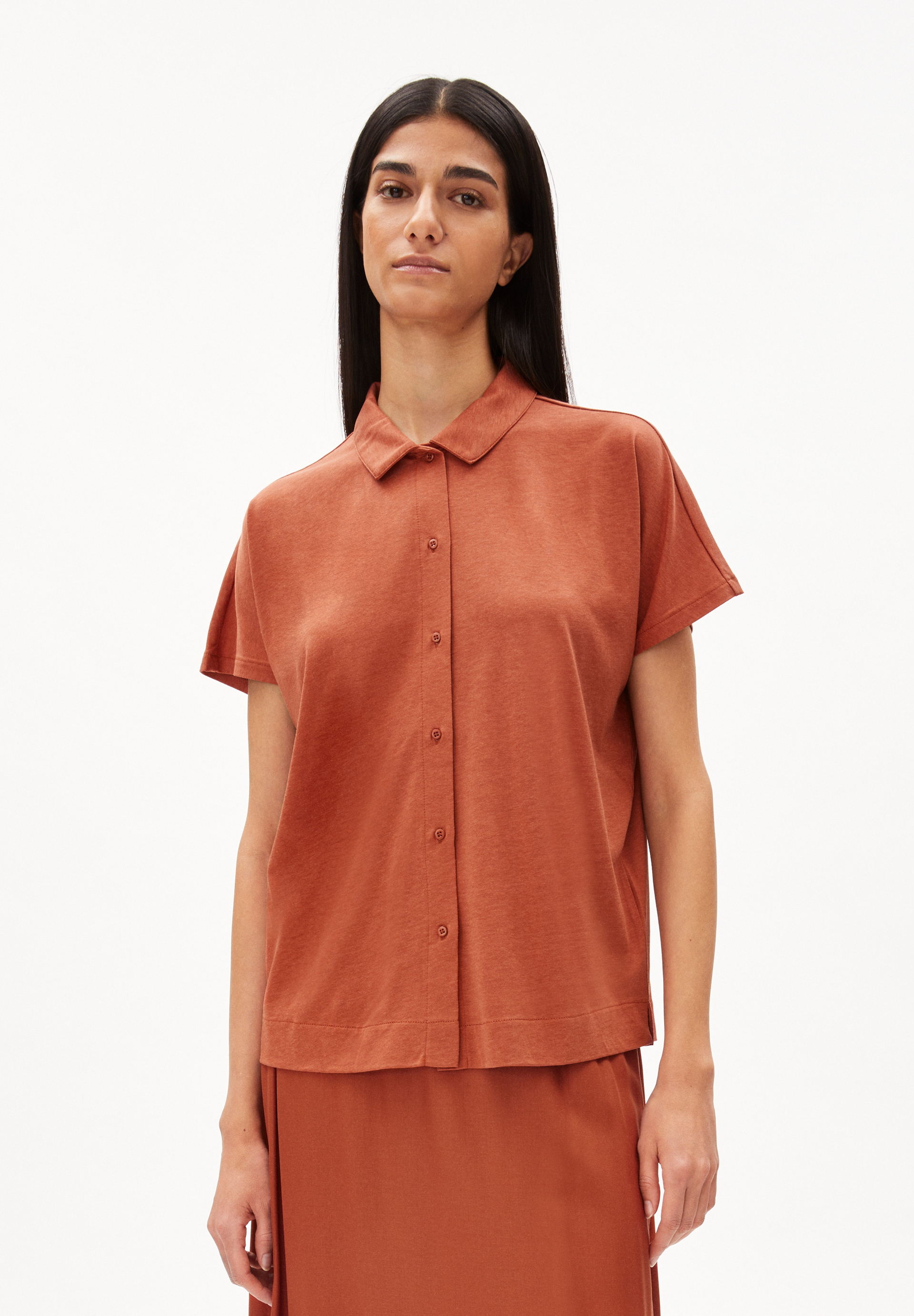 NAALA SOLID Blouse Loose Fit made of TENCEL™ Lyocell Mix