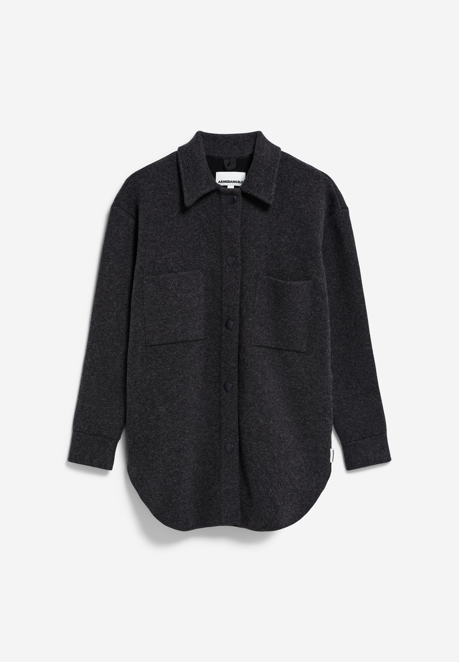 ALMARAA Knit Jacket Loose Fit made of Organic Wool Mix