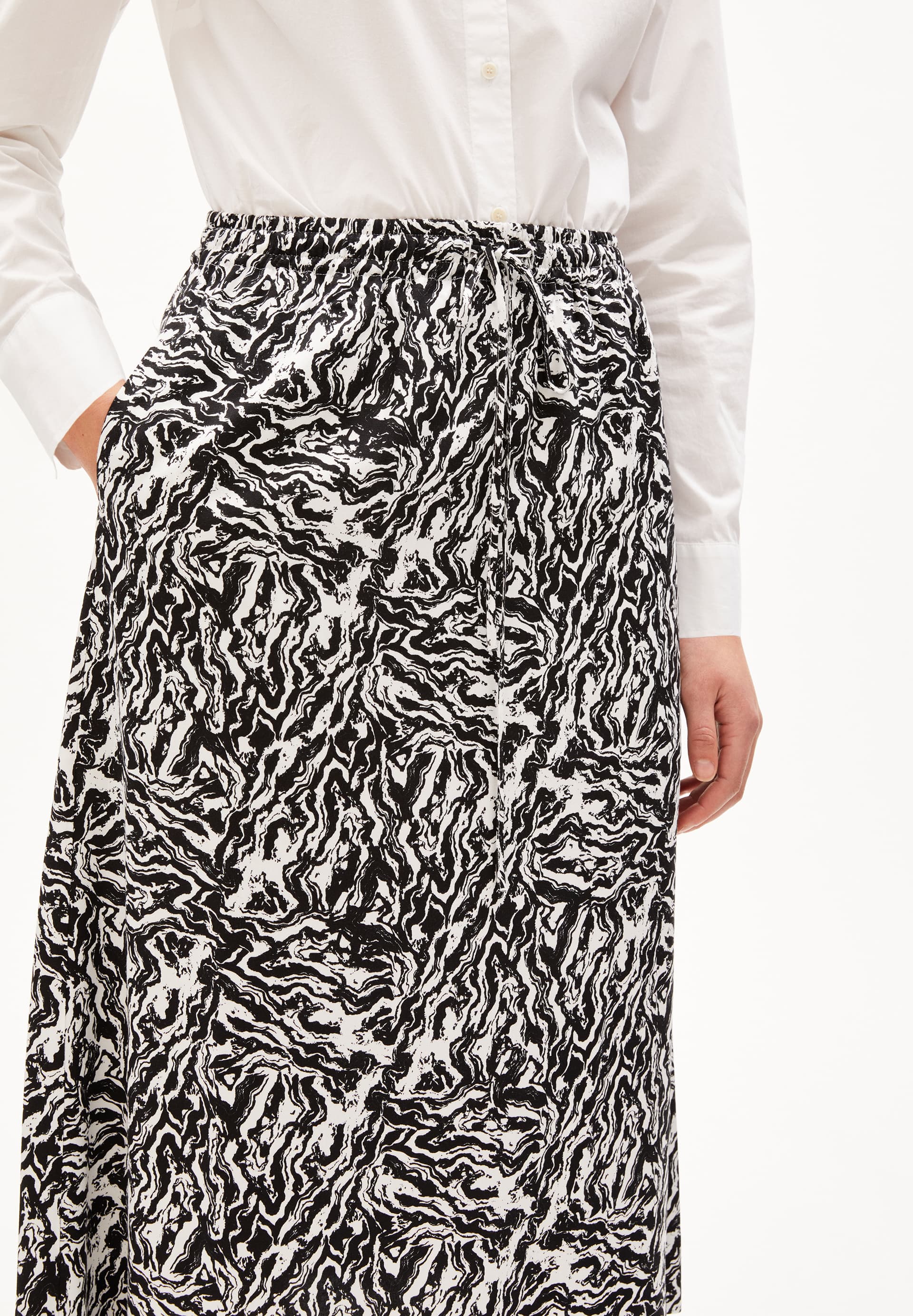 DARTIAA STONEY Woven Skirt Relaxed Fit made of LENZING™ ECOVERO™ Viscose