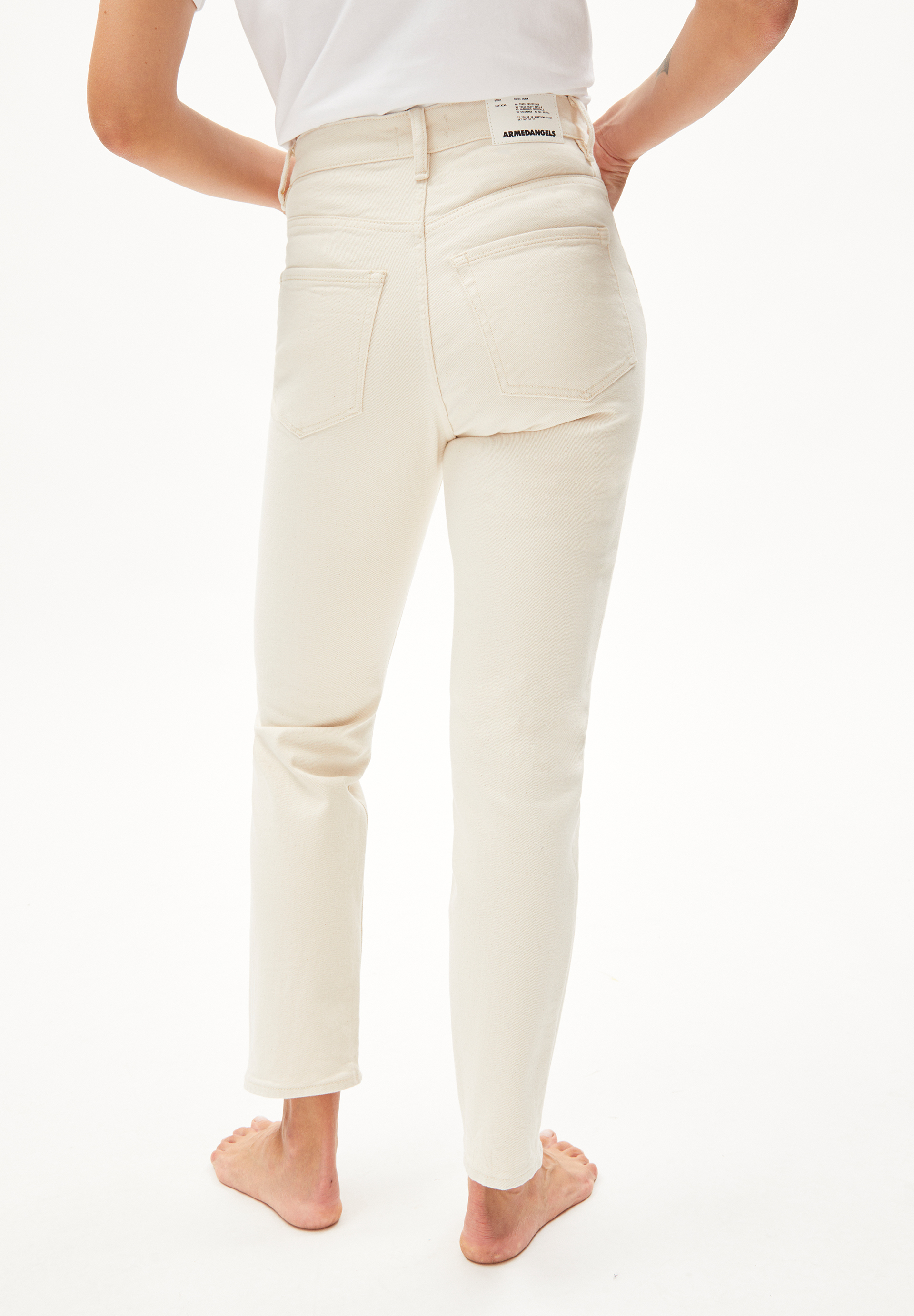 Slim Ankle Jeans - Natural