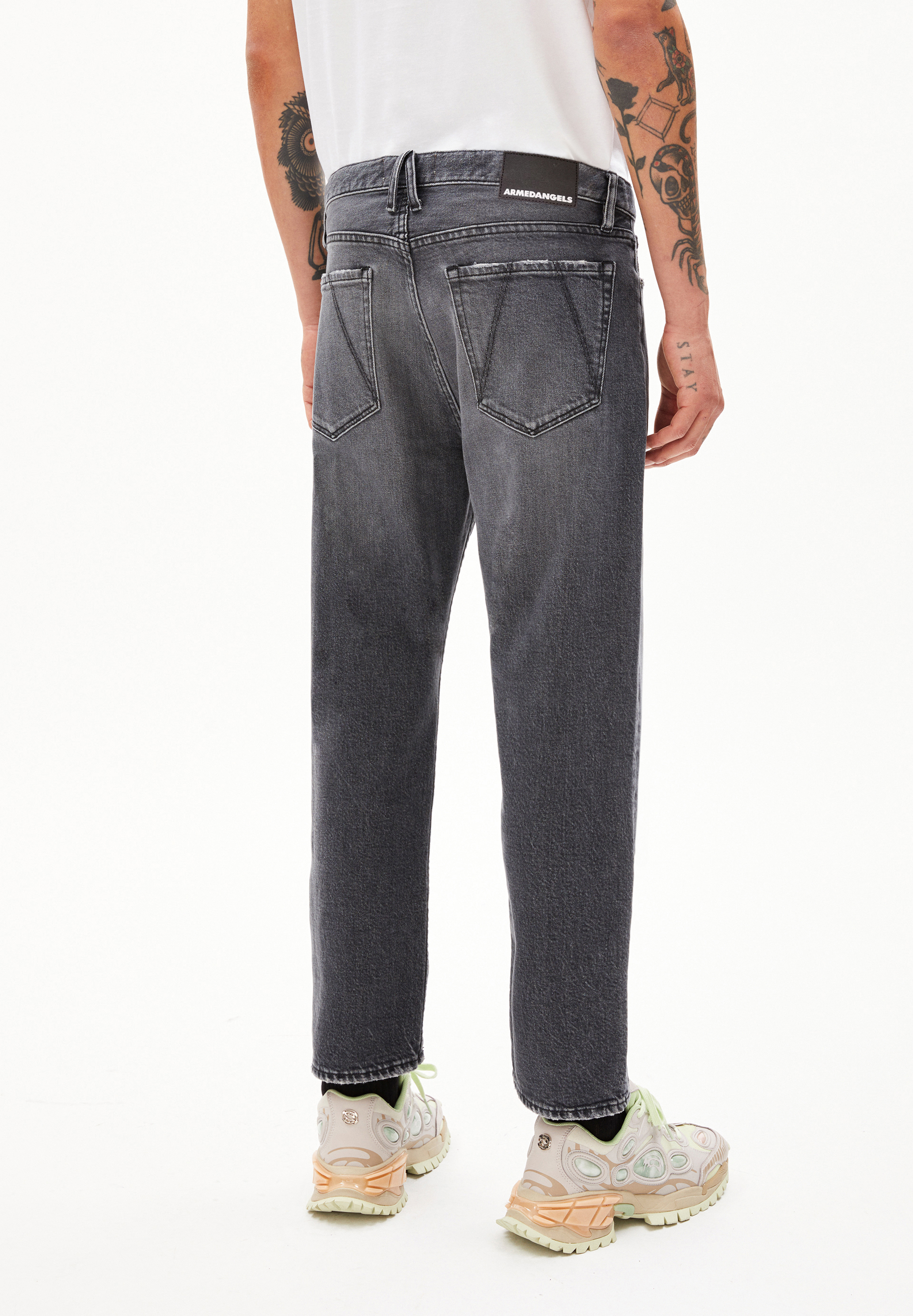 AAUSTIN Jean loose en mélange de coton biologique comfort stretch