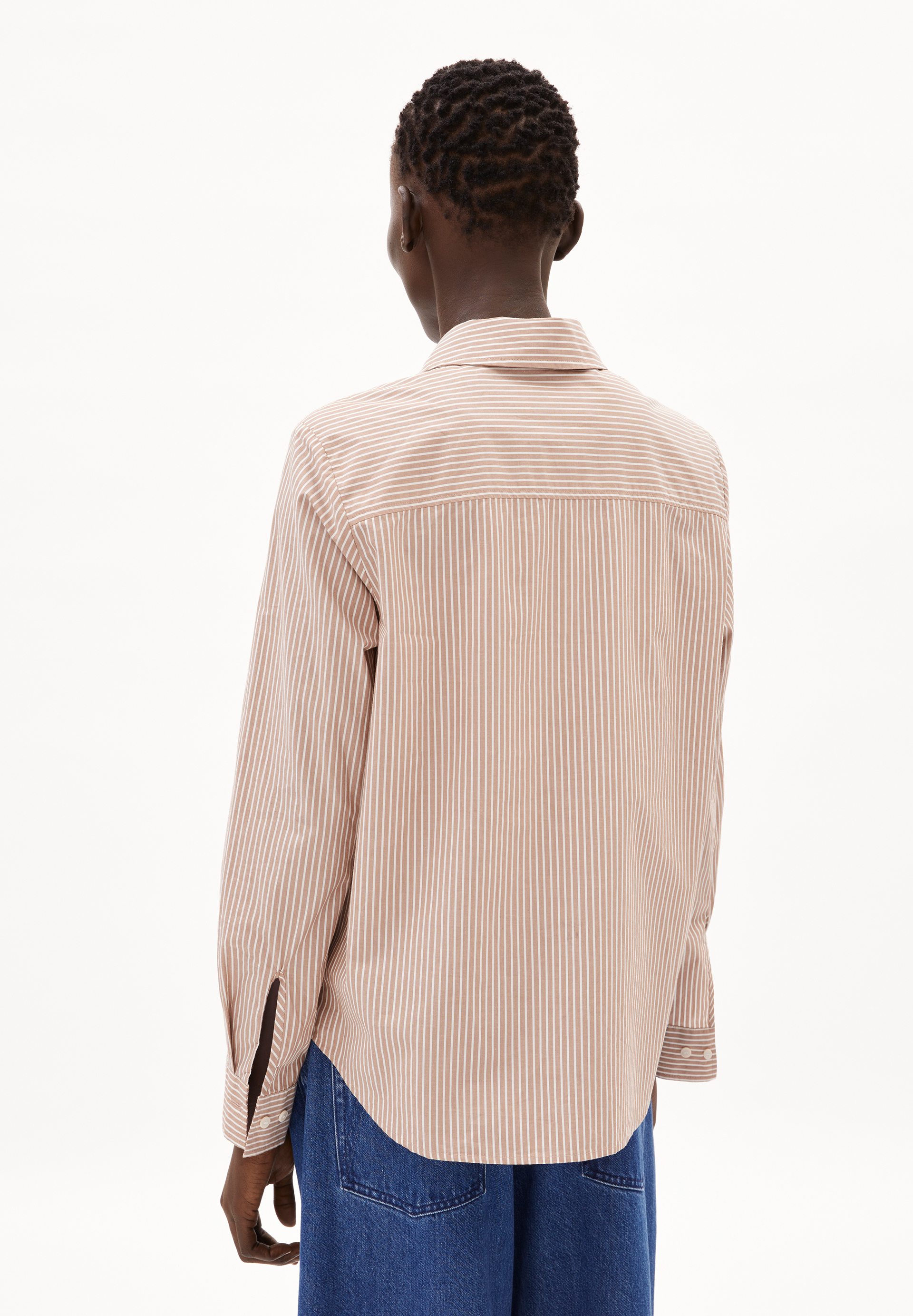 LOUILAA STRIPED Blouse made of Organic Cotton