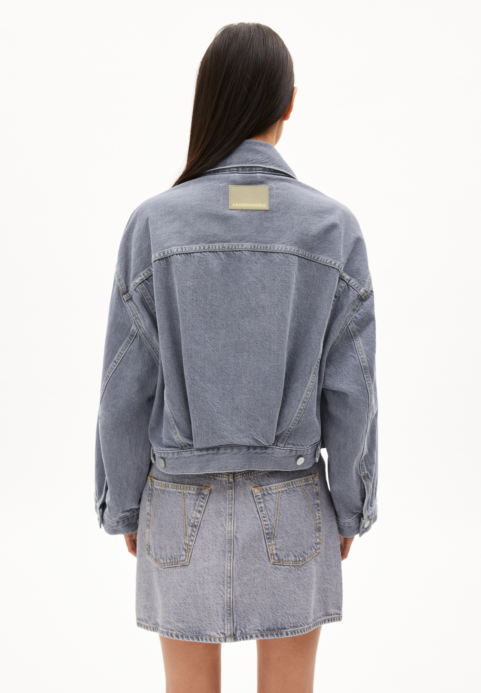 PAASITHE Denim Jacket made of Organic Cotton Mix