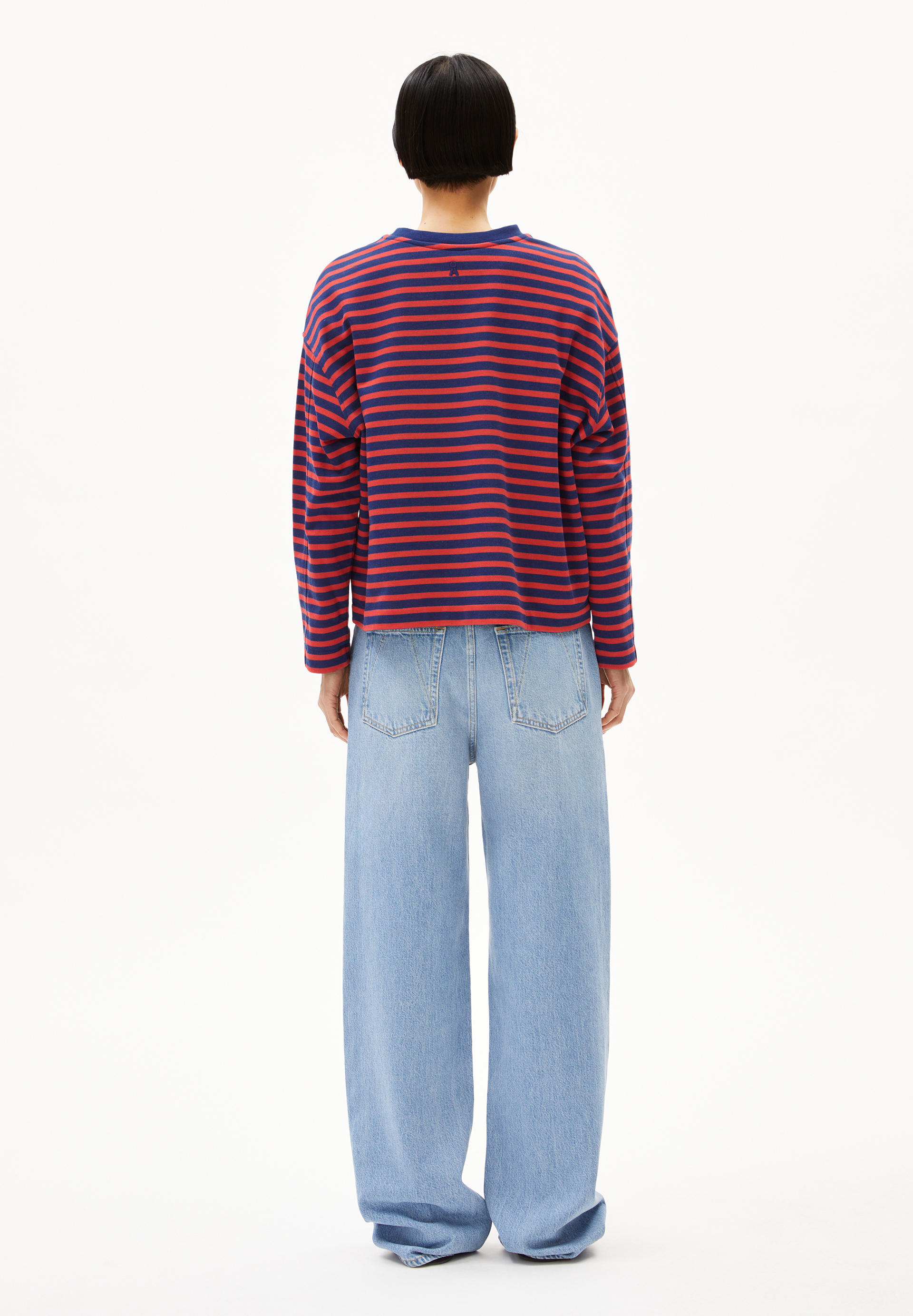 FRANKAA MAARLEN STRIPE Sweat-shirt en coton bio