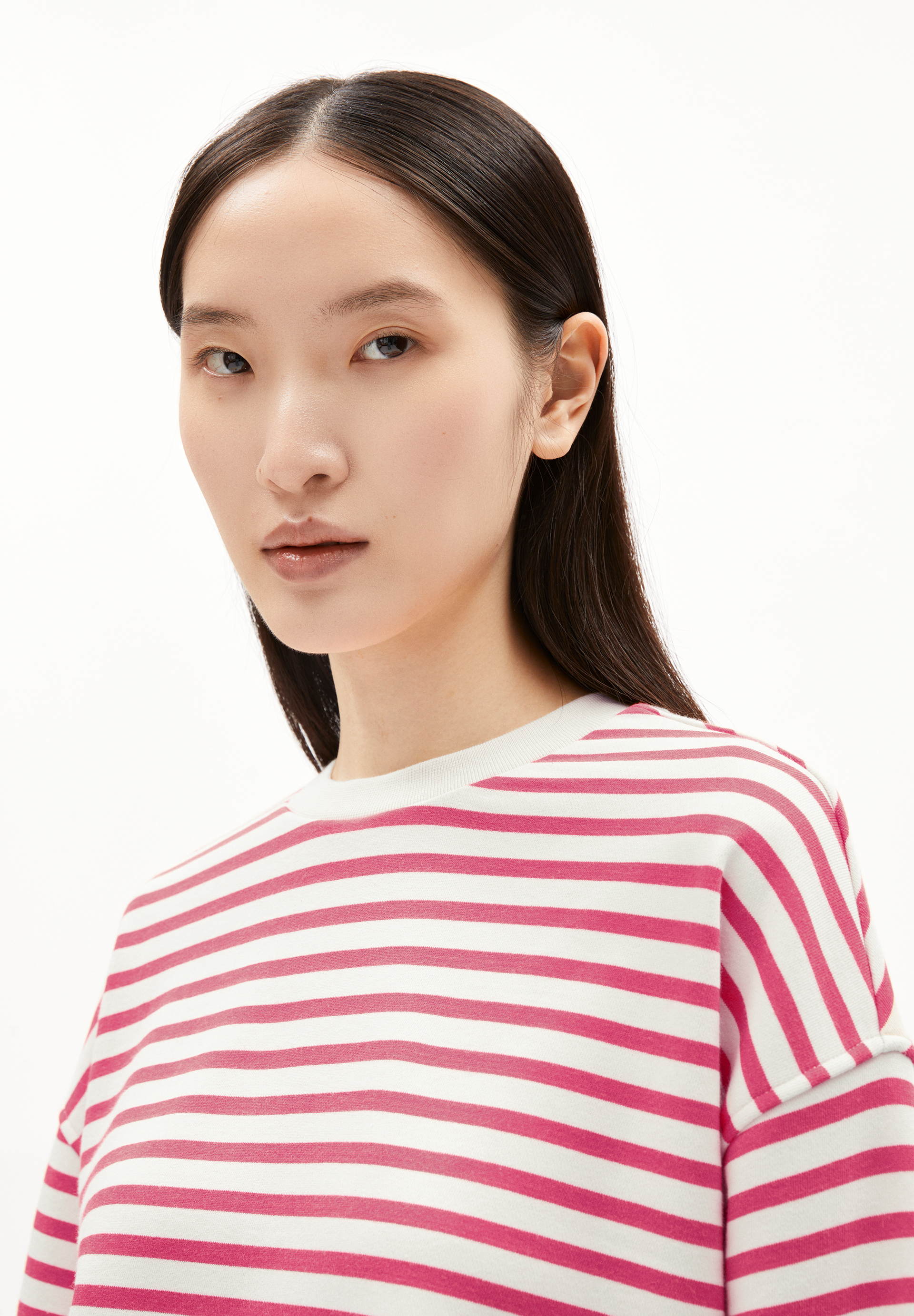 FRANKAA MAARLEN STRIPE Sweat-shirt en coton bio