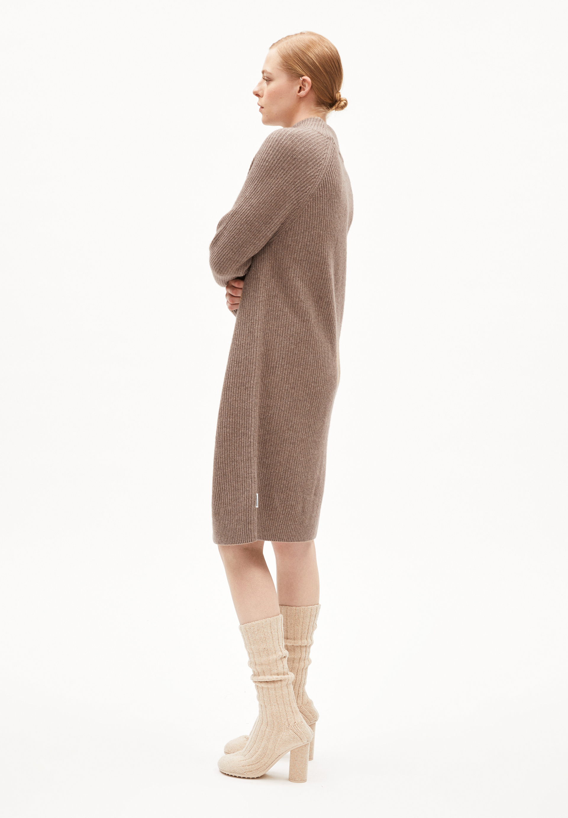 MILLAANA Knit Dress Relaxed Fit made of Organic Wool Mix