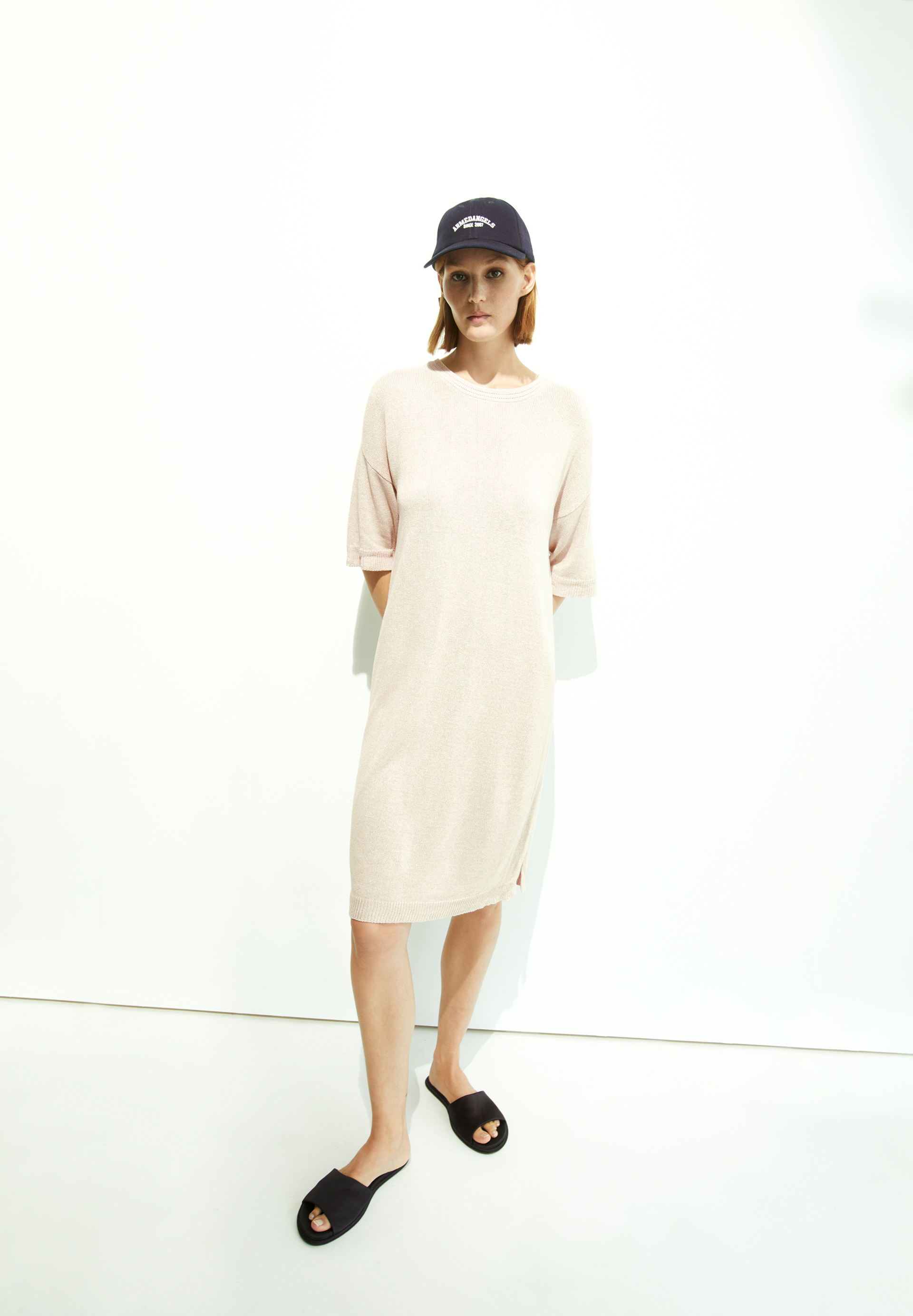 LINAA LINO Knit Dress made of Linen-Mix