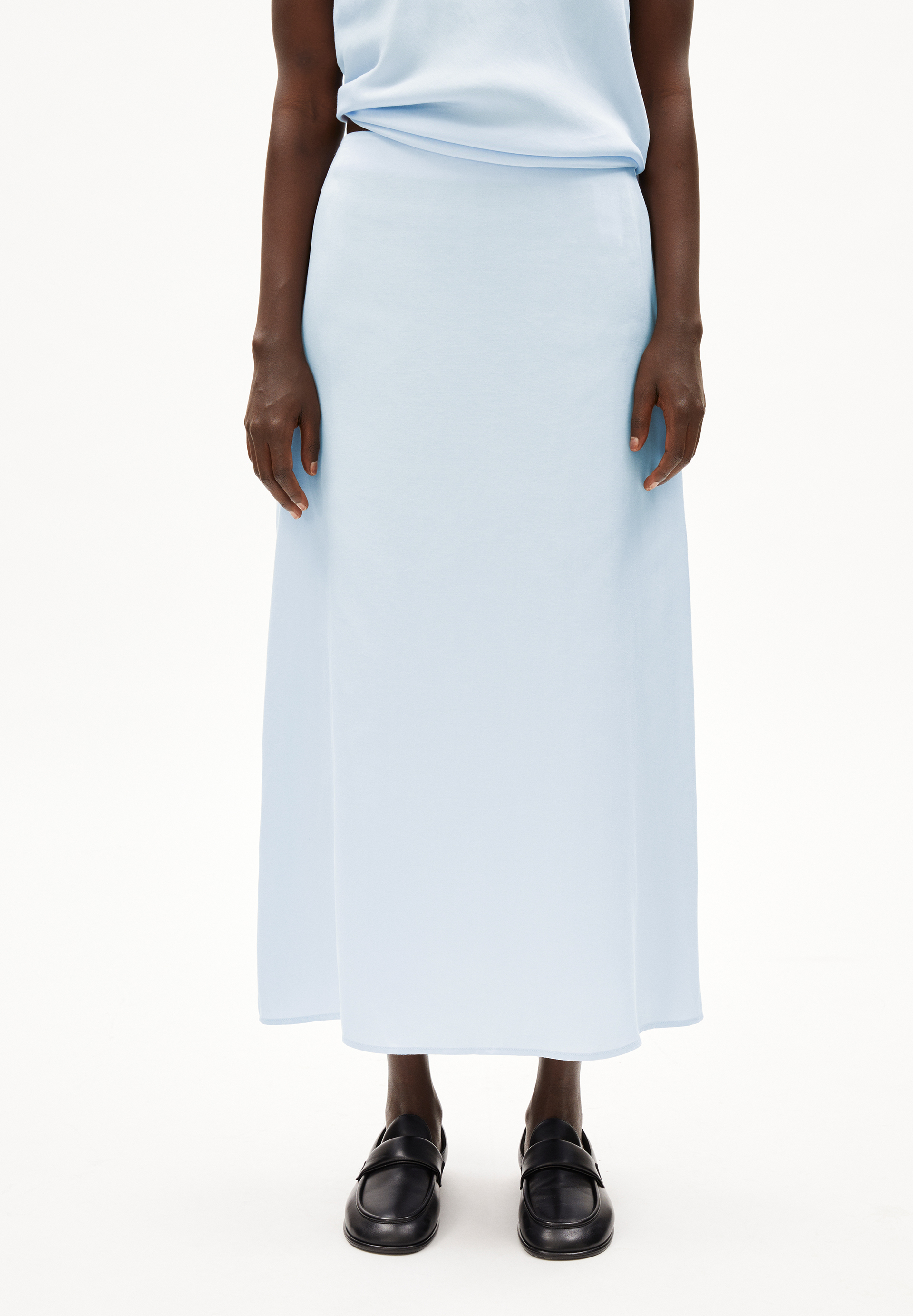 MILAJAA Woven Skirt made of TENCEL™ LUXE Lyocell Mix