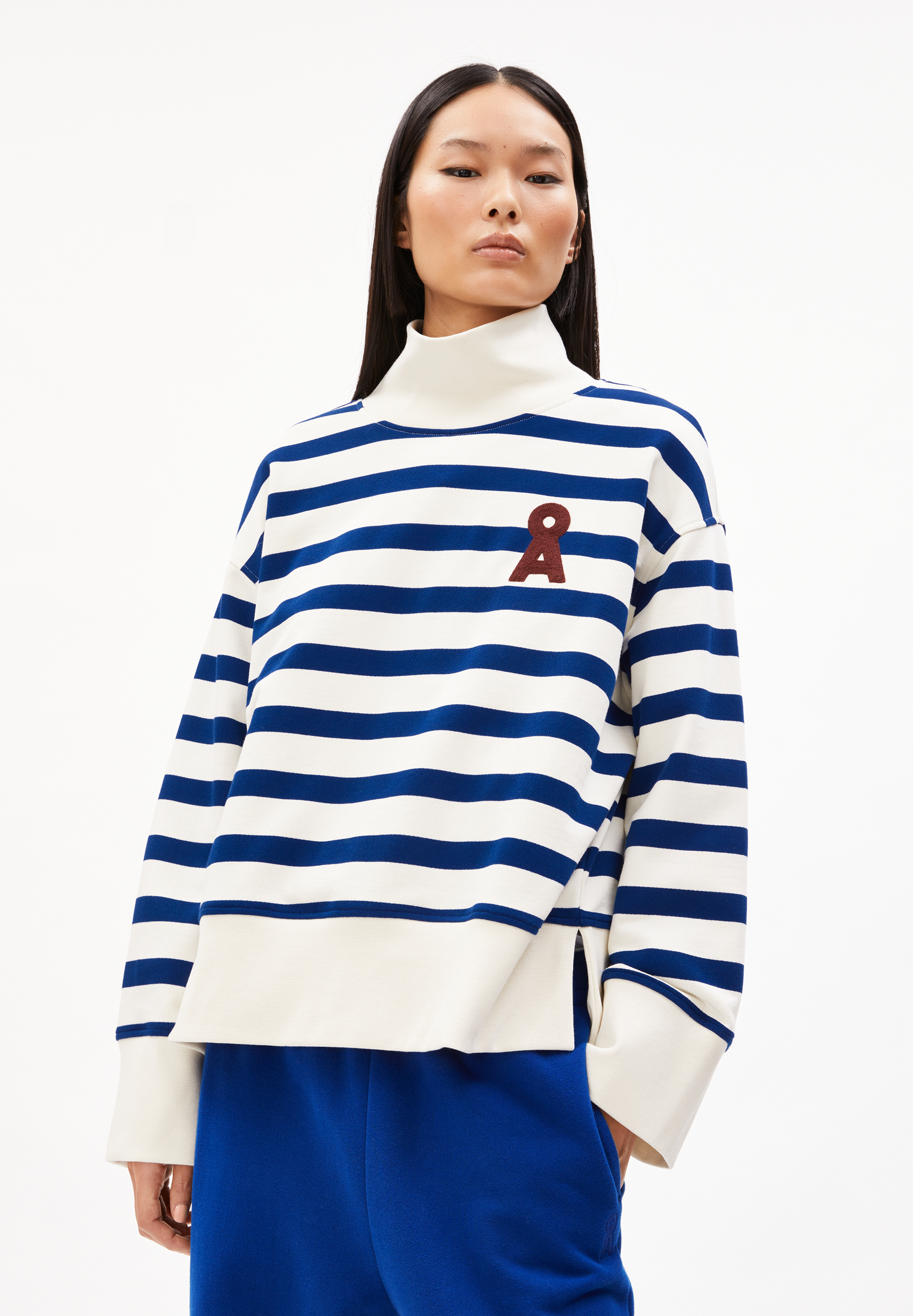 FRANKAA NUNOAA Sweat-shirt coupe oversize en coton bio