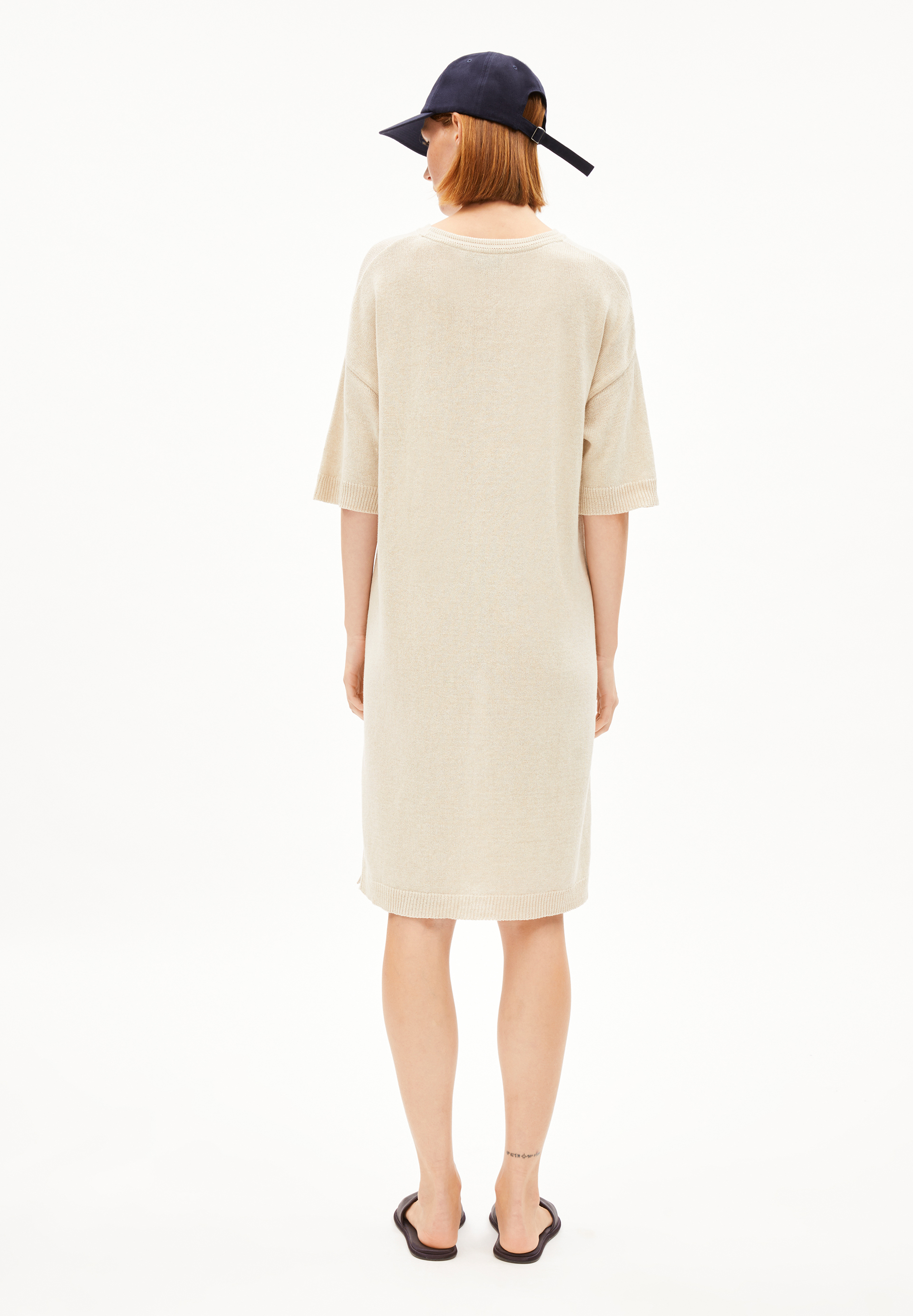 LINAA LINO Knit Dress made of Linen-Mix