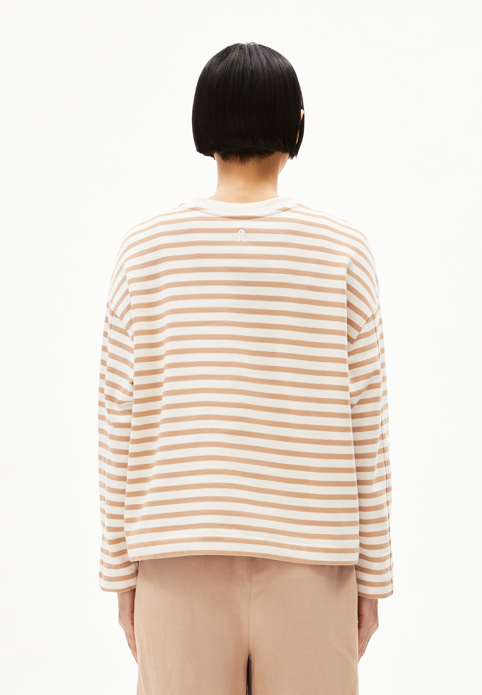 FRANKAA MAARLEN STRIPE Sweat-shirt en coton bio