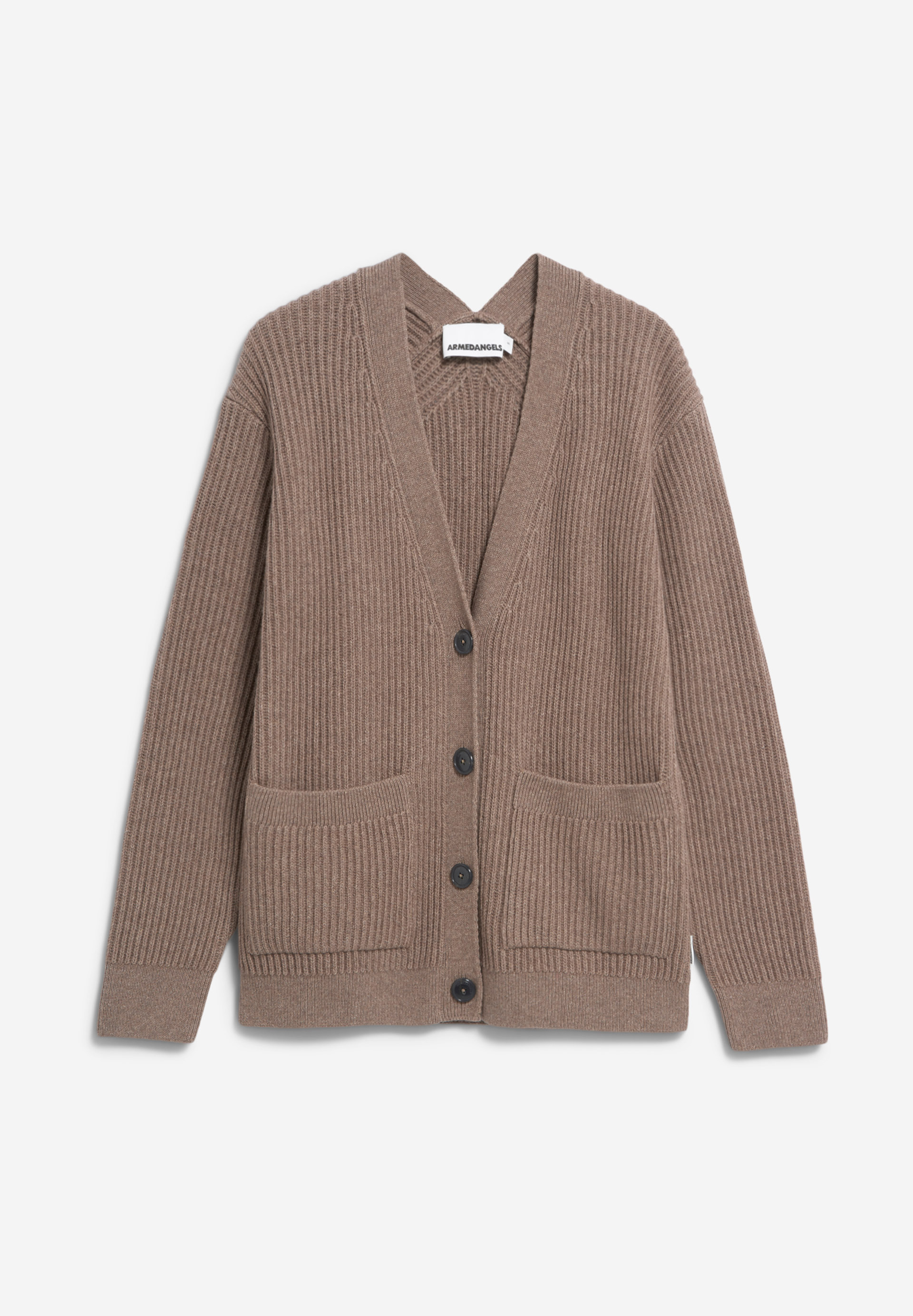 MAIYAA Cardigan Relaxed Fit made of Organic Wool Mix