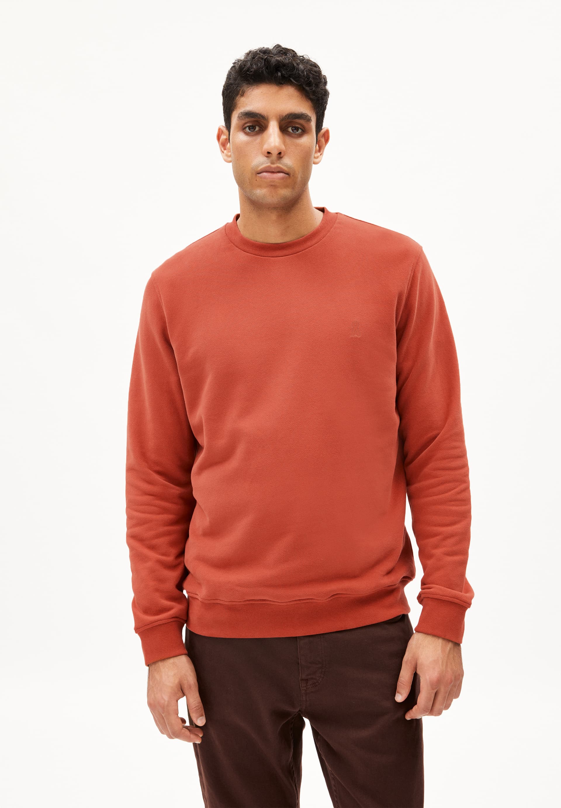 BAARO COMFORT Sweatshirt met regular fit van biologische katoenmix