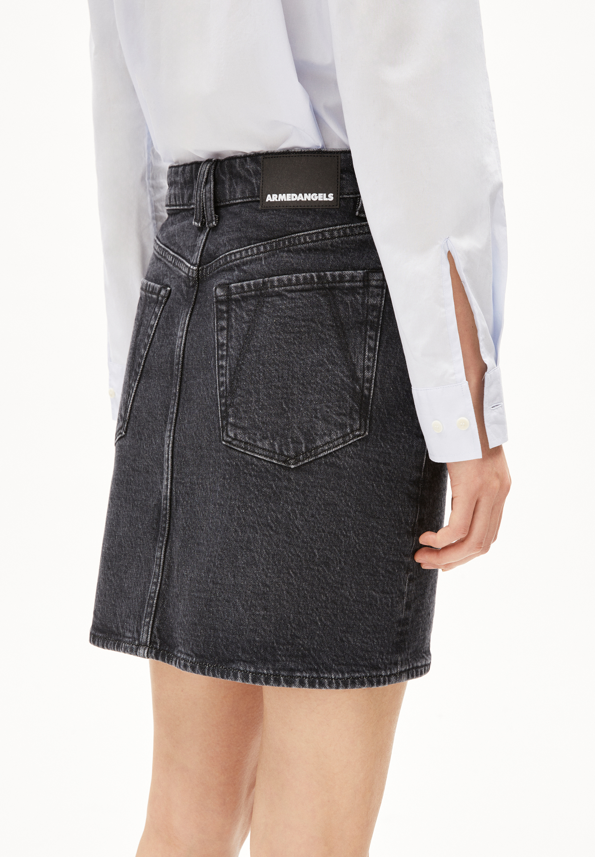 AACAMARI Denim Skirt Regular Fit made of Organic Cotton Mix