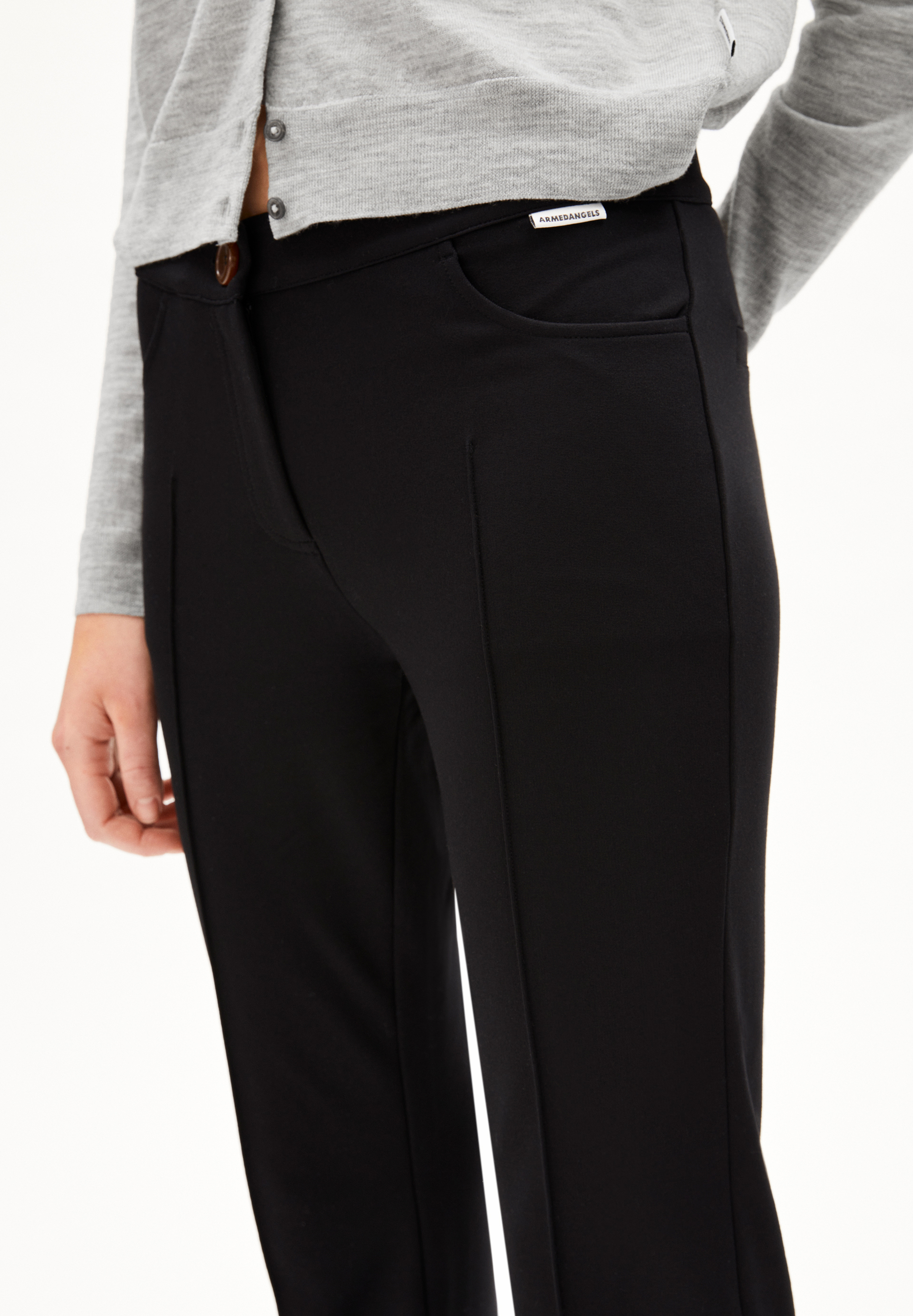 LOHAAL Pantalon en jersey de viscose LENZING™ ECOVERO™ mélangé