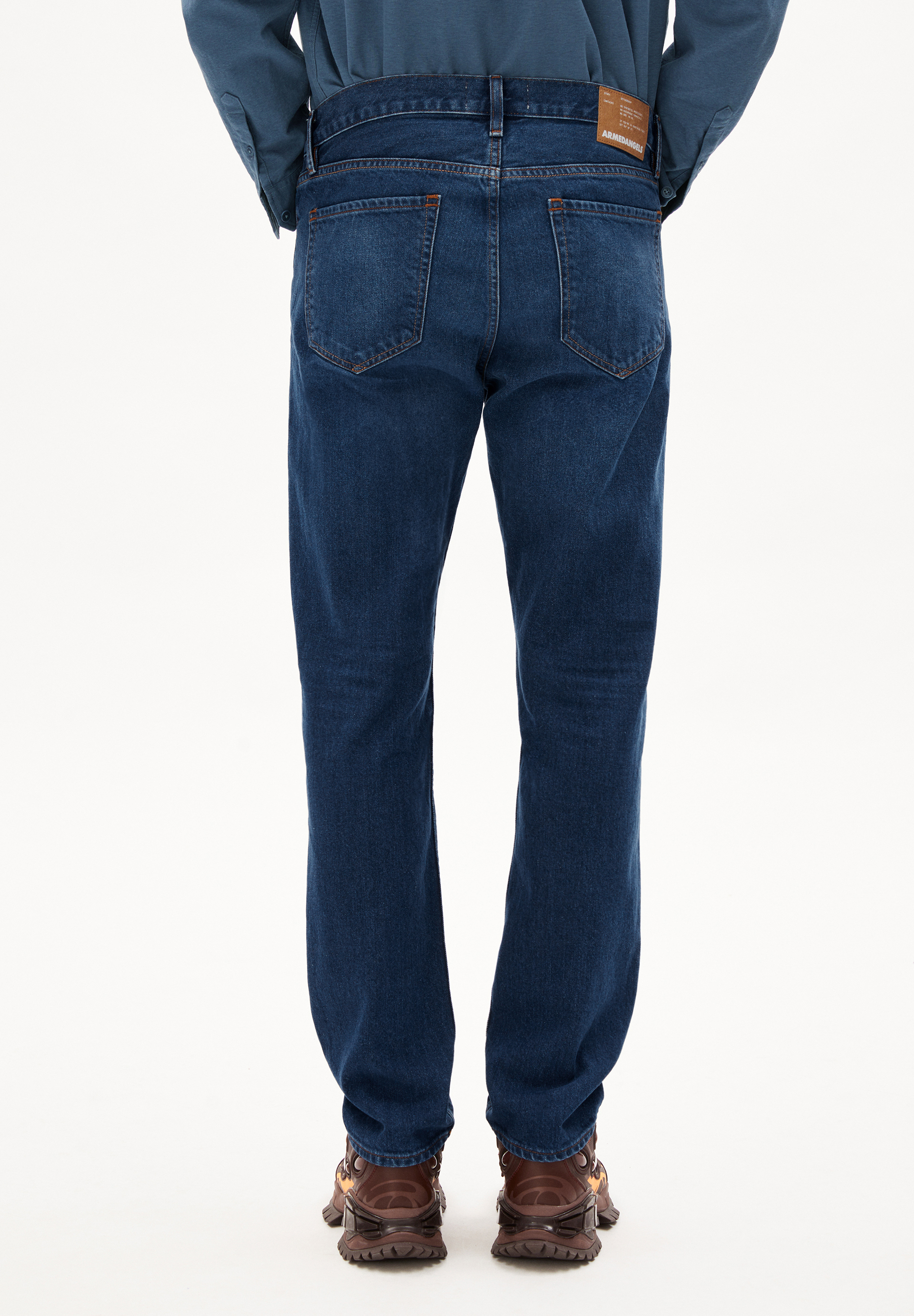 DYLAANO Slim Straight Jeans recycelte Baumwolle