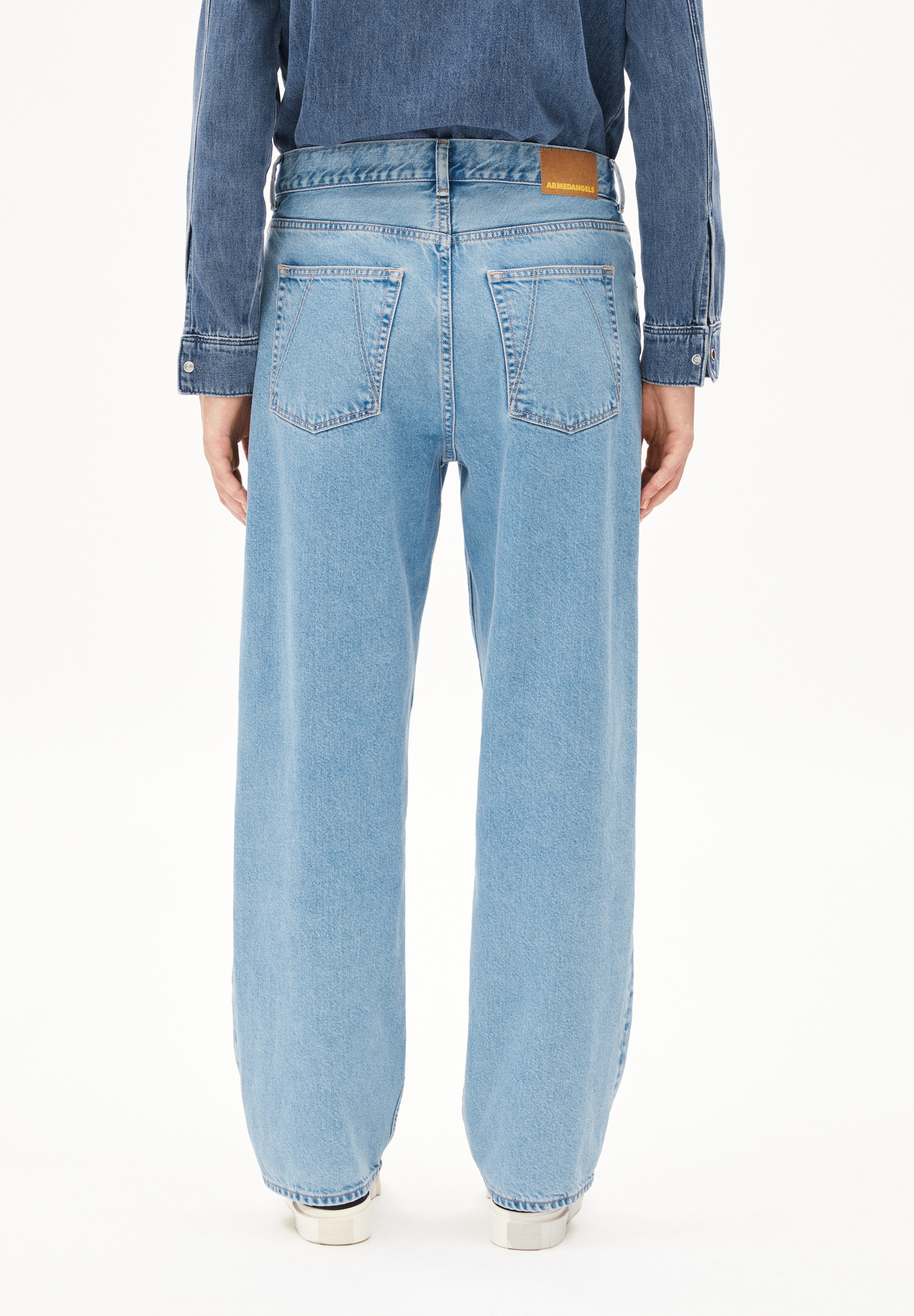 HAAYI Jean baggy taille basse en coton recyclé non stretch