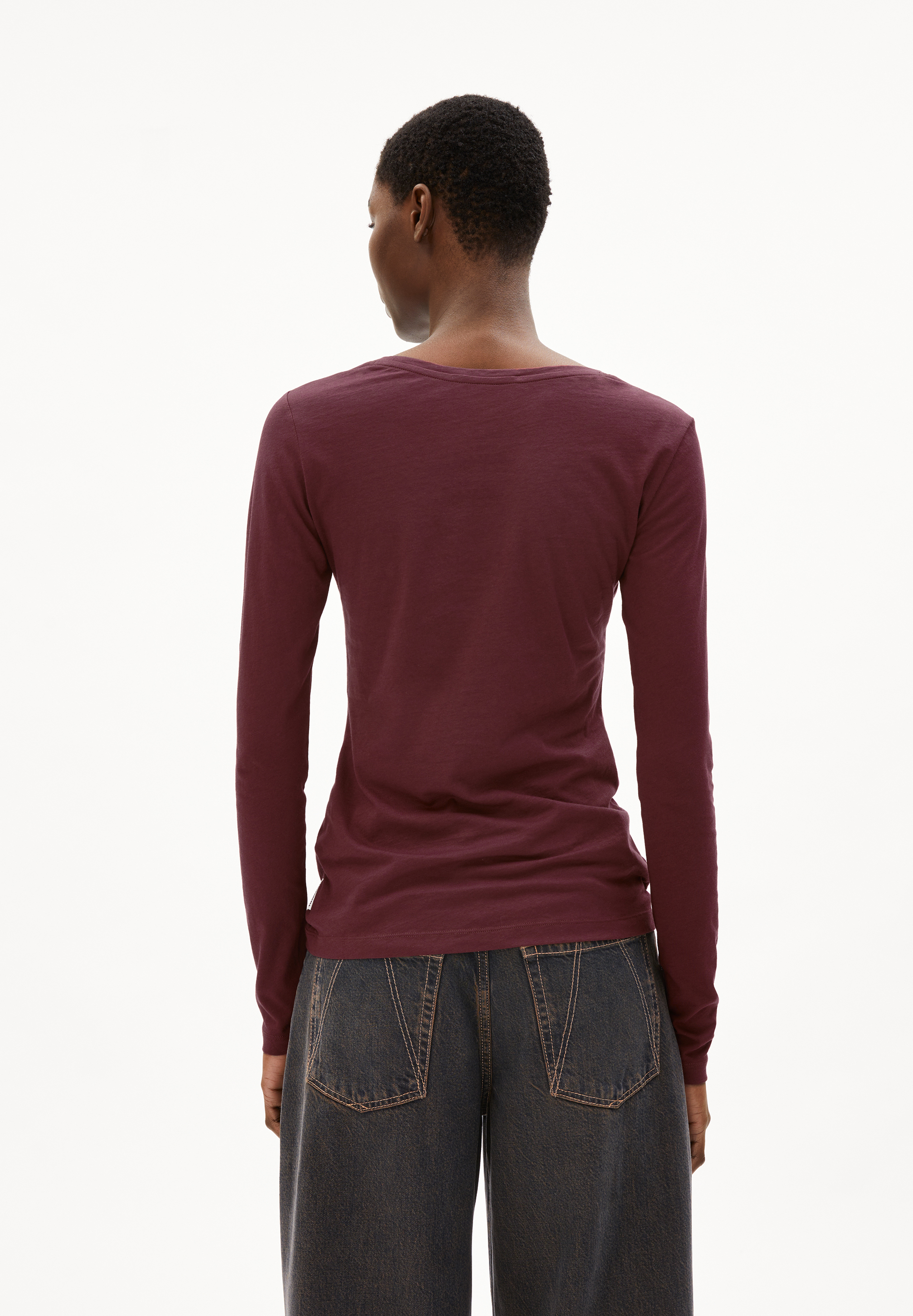 ENRICCAA SOFT Longsleeve Slim Fit aus Bio-Baumwolle