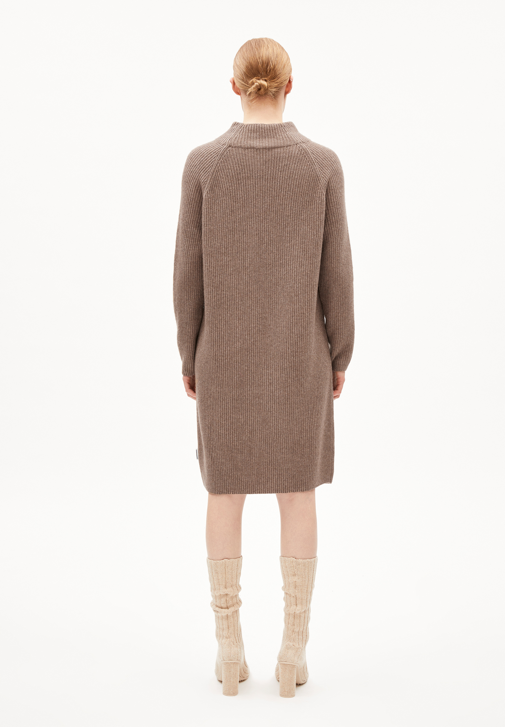 MILLAANA Knit Dress Relaxed Fit made of Organic Wool Mix