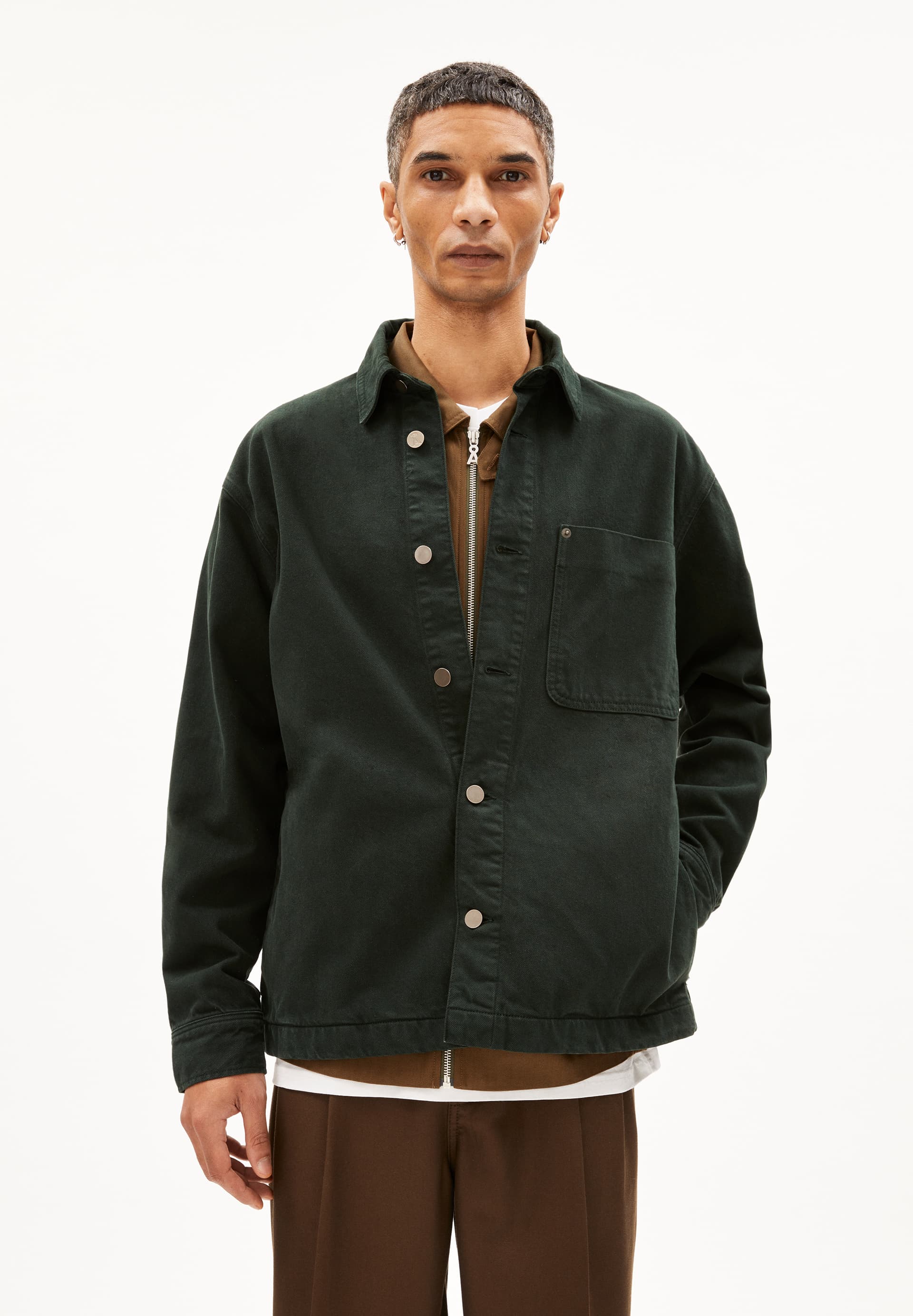 BAASIO GMT DYE Overshirt Relaxed Fit aus recycelter Baumwolle