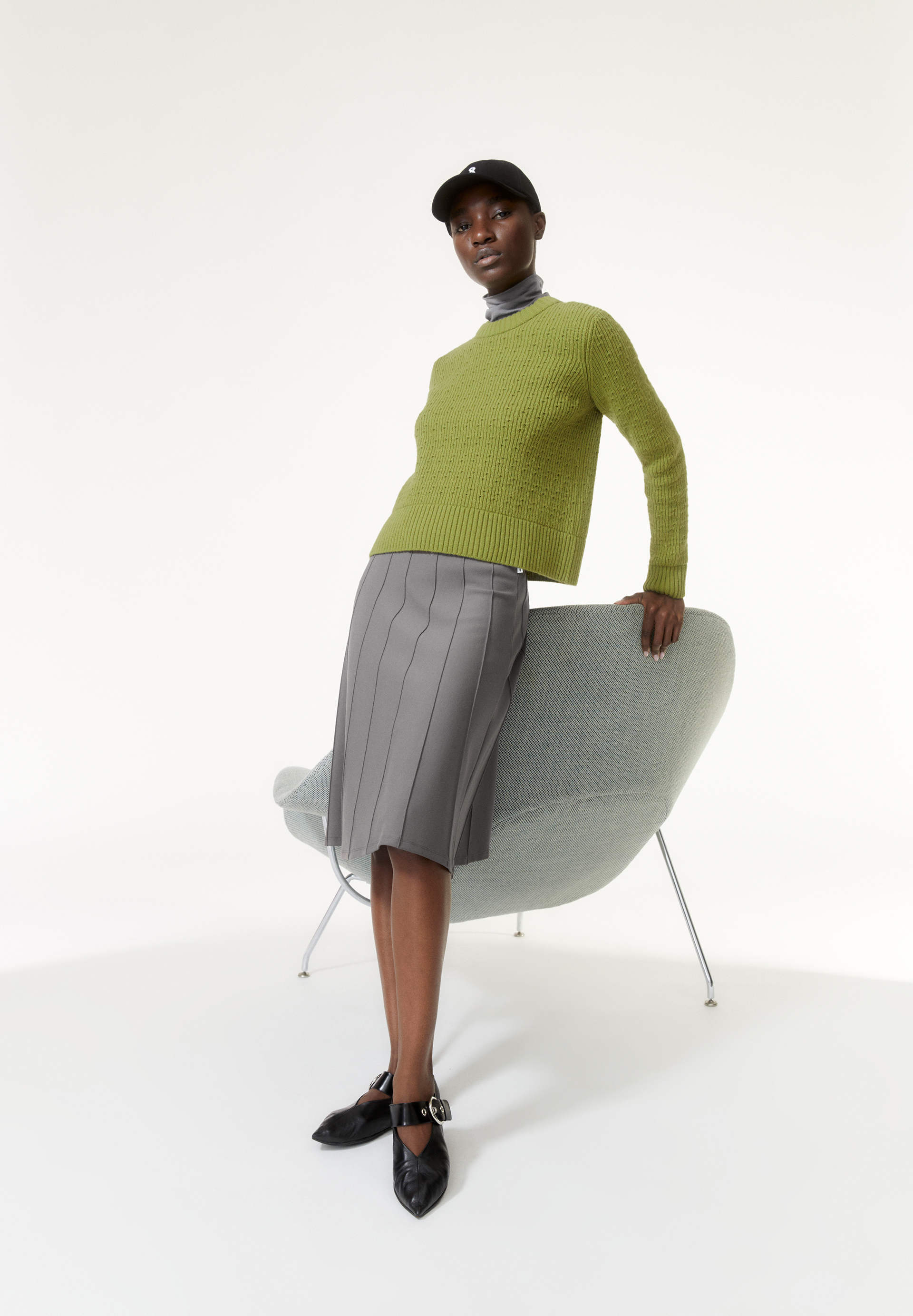 FABIOLAA Sweater Regular Fit made of Organic Wool Mix