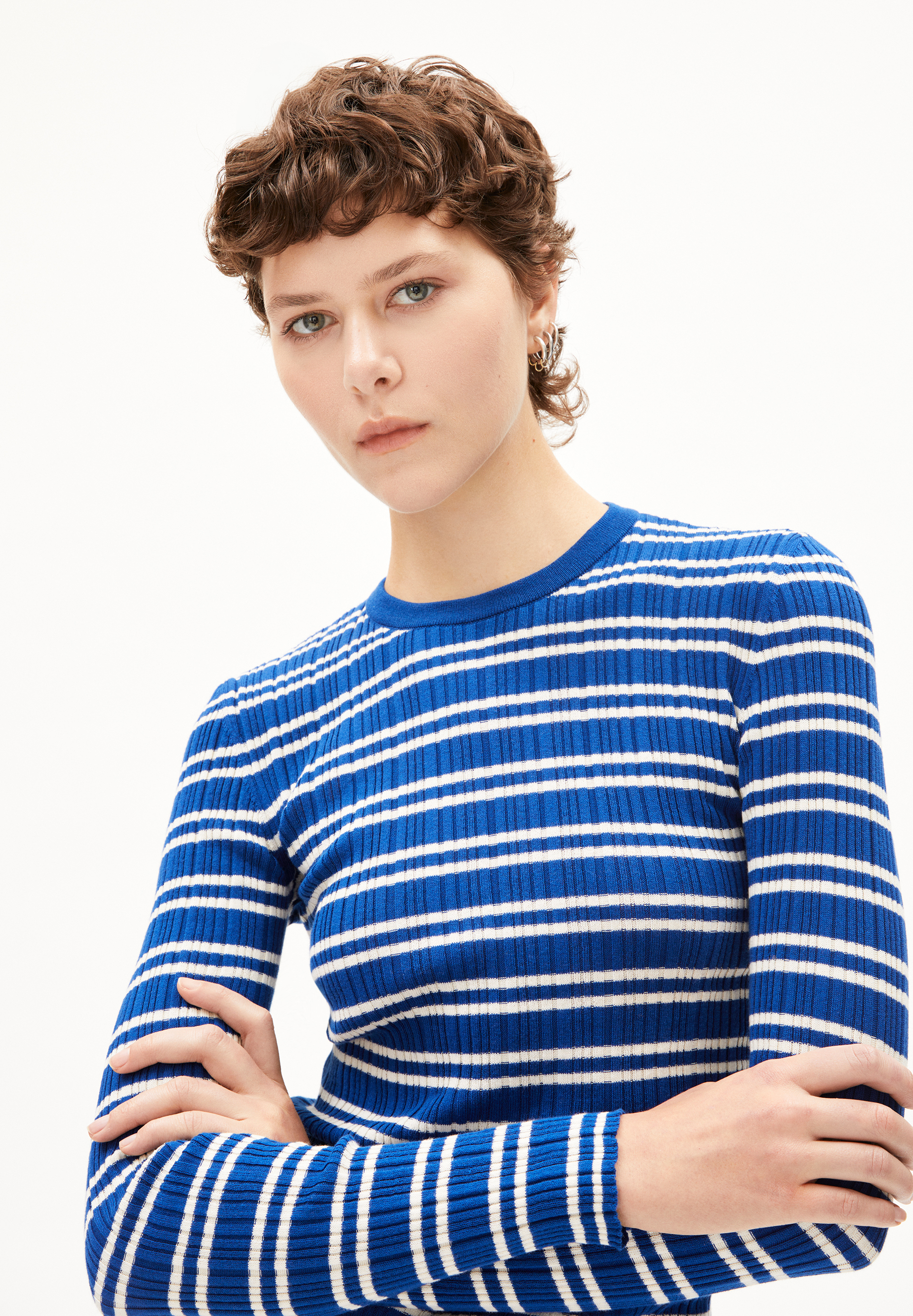 ALAANIA CHIFFRON STR Sweater made of Organic Cotton