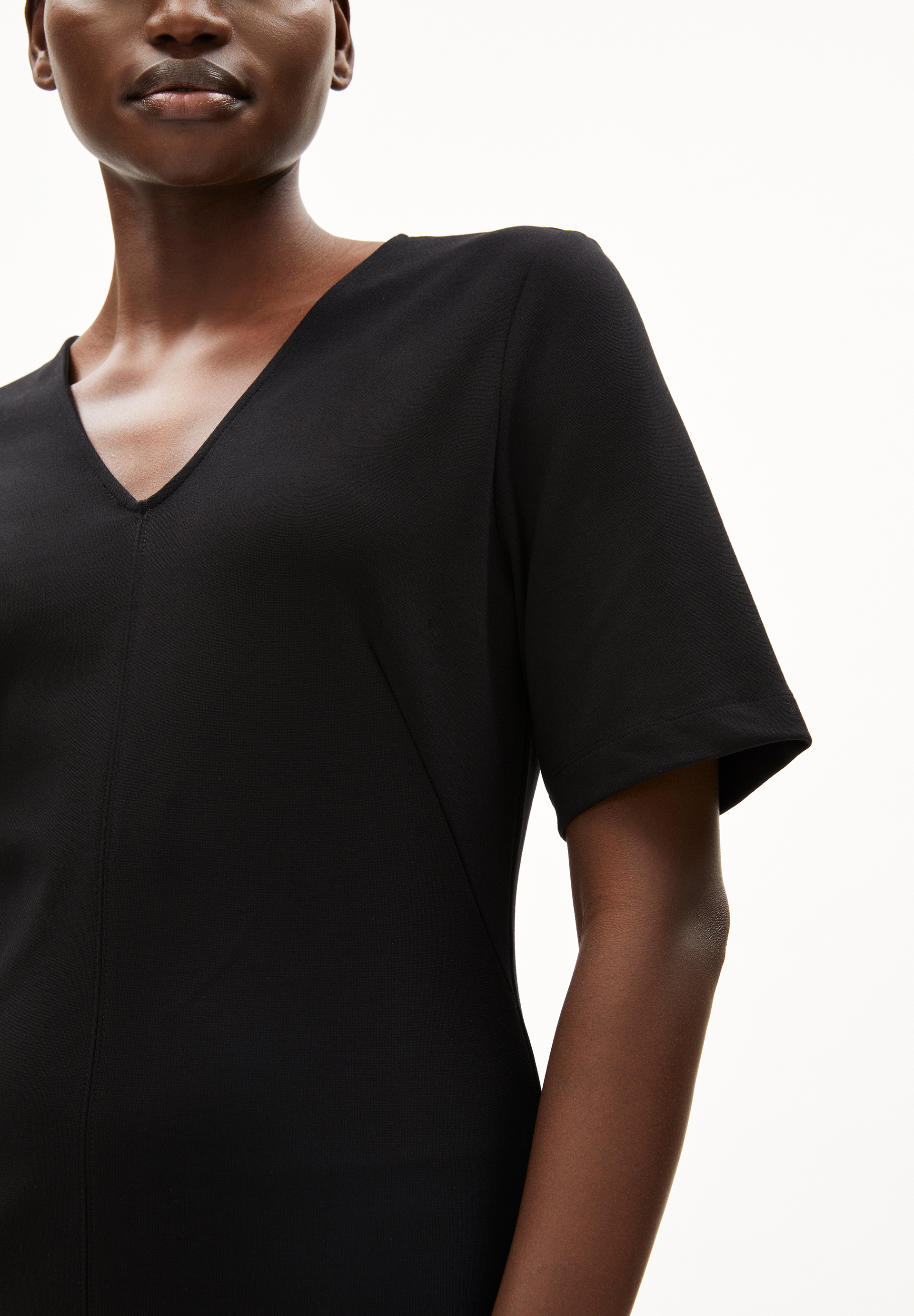 LESJAA Robe en jersey en viscose LENZING™ ECOVERO™ mélangé