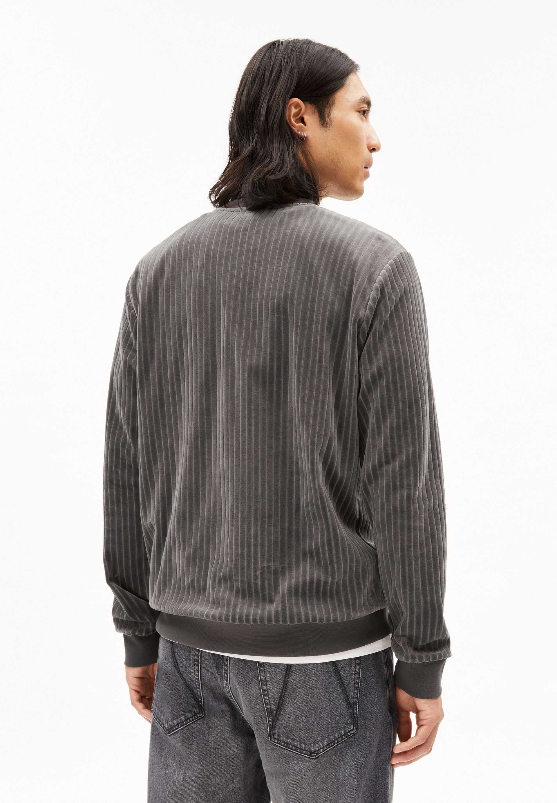 BENJAARO CORDUROY Sweatshirt Regular Fit aus Bio-Baumwolle