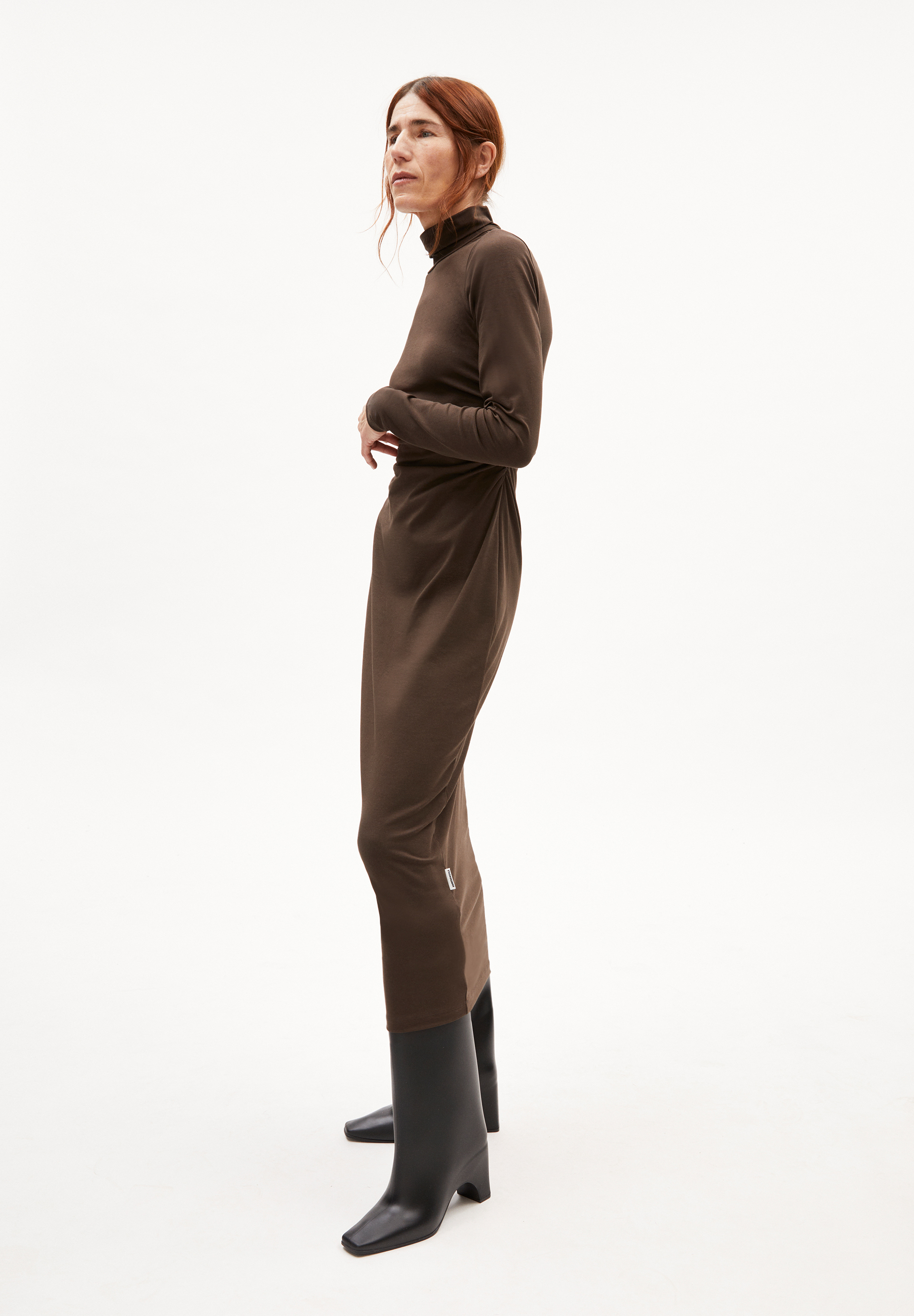 ADAAJA LONGSLEEVE Jersey Dress Slim Fit made of Organic Cotton Mix