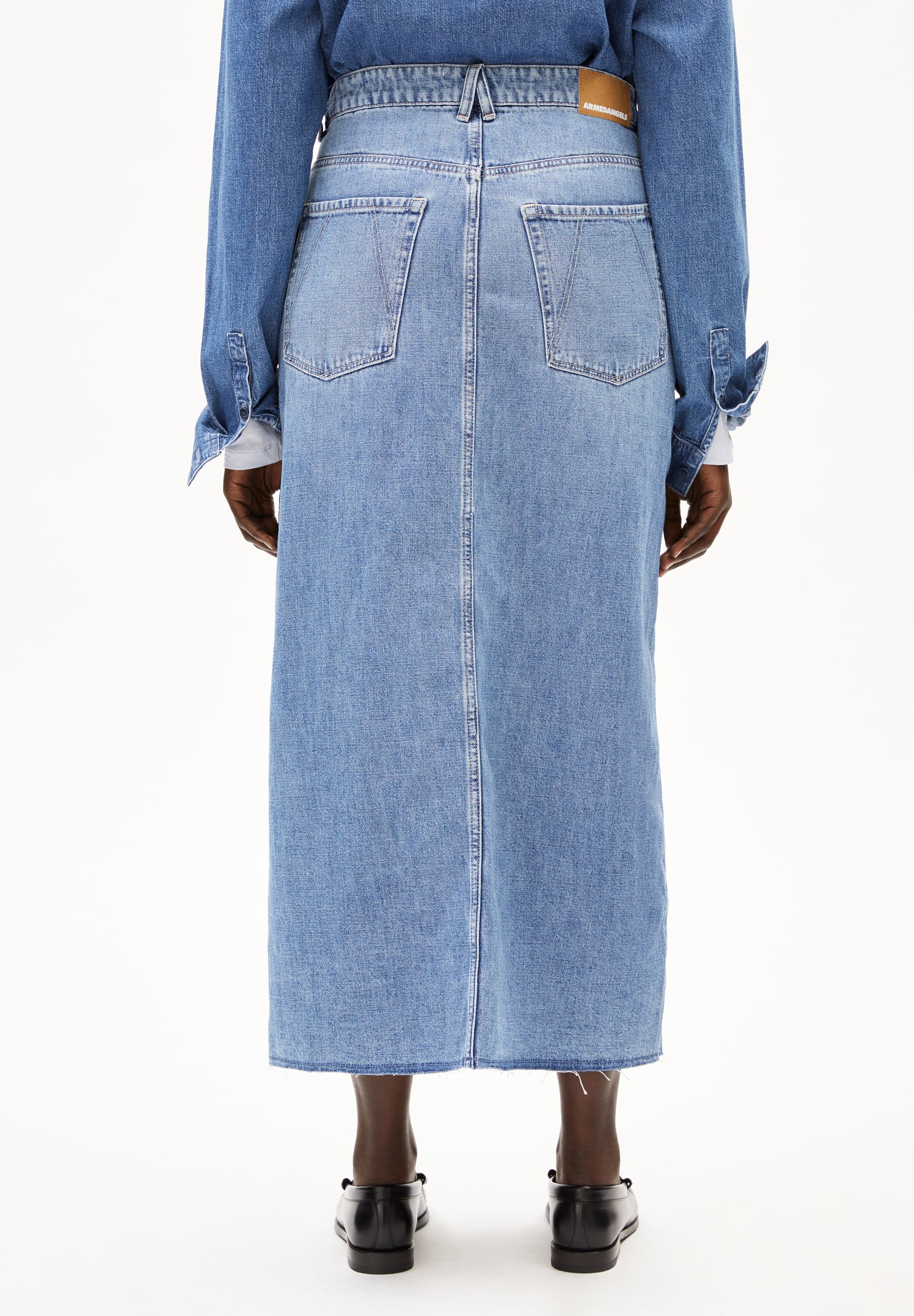 KITAARI DEMI Denim Skirt Slim Fit made of Organic Cotton Mix