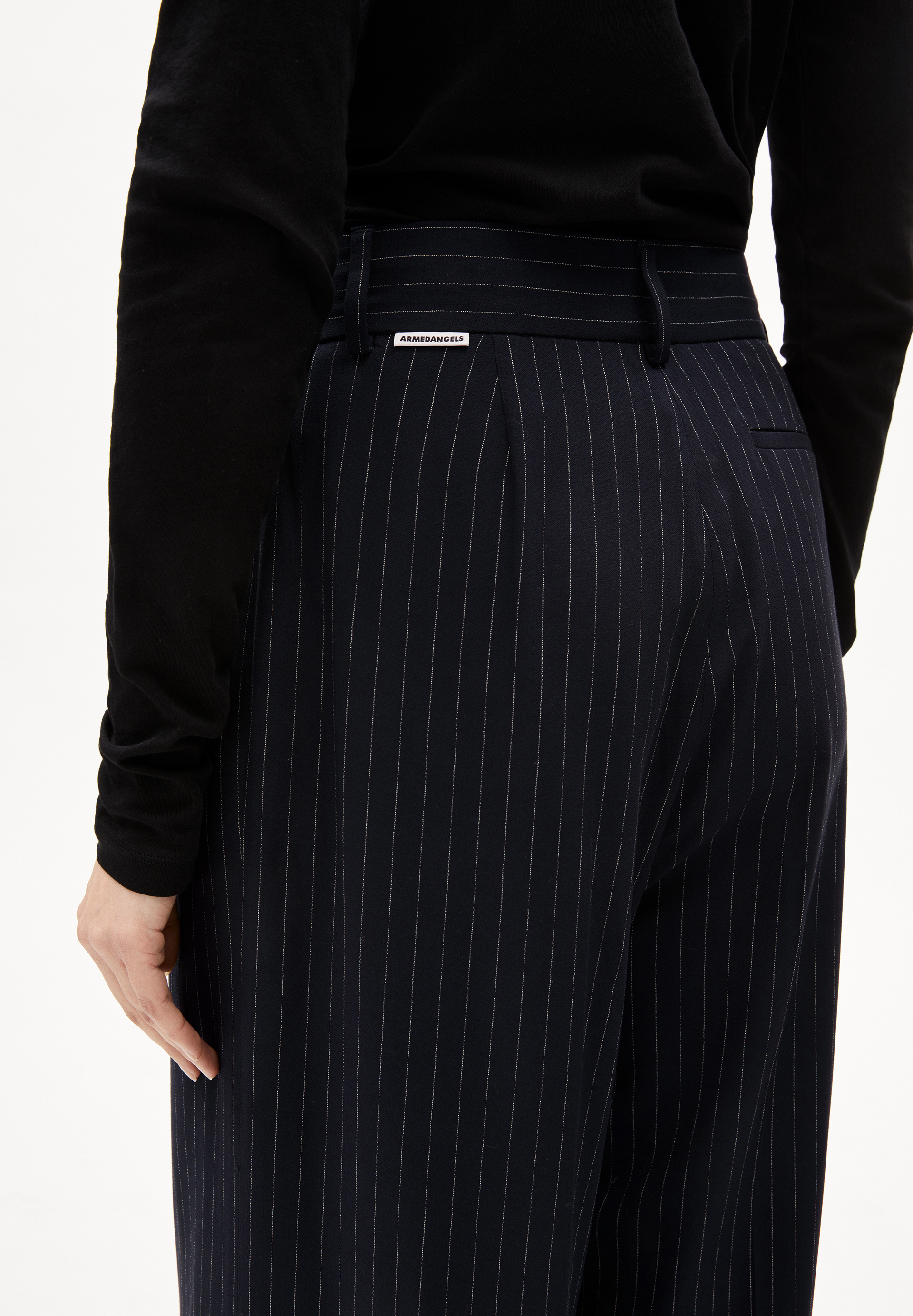 KAAYUA PINSTRIPE Woven Pants made of LENZING™ ECOVERO™ Viscose Mix