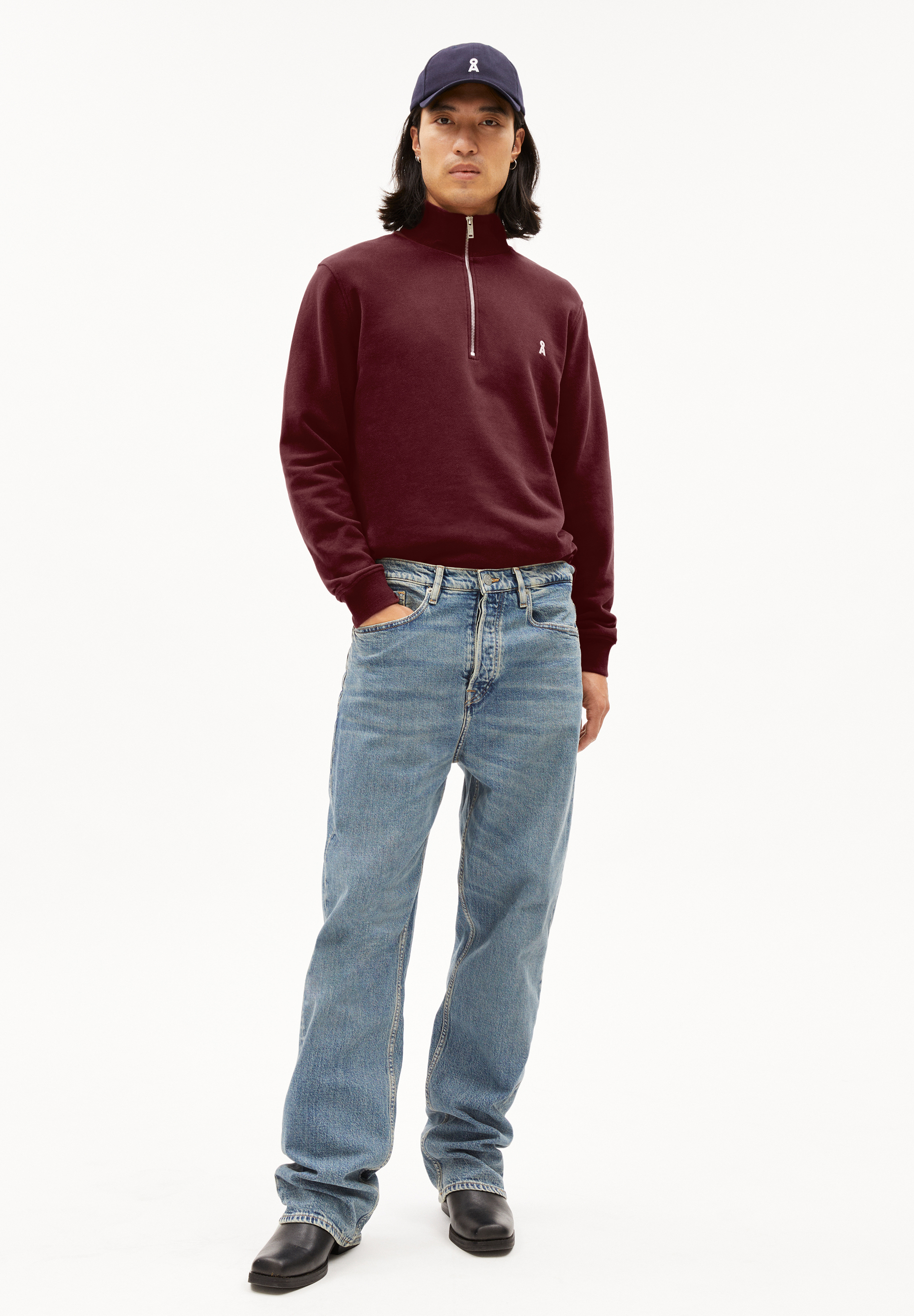 WAARLO COMFORT Sweatshirt Regular Fit made of Organic Cotton Mix