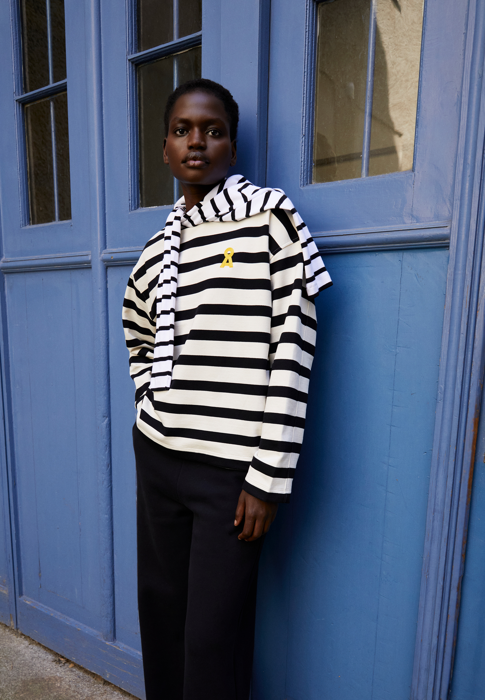 FRANKAA MAARLEN BOLD Sweater met oversized pasvorm van biologisch katoen