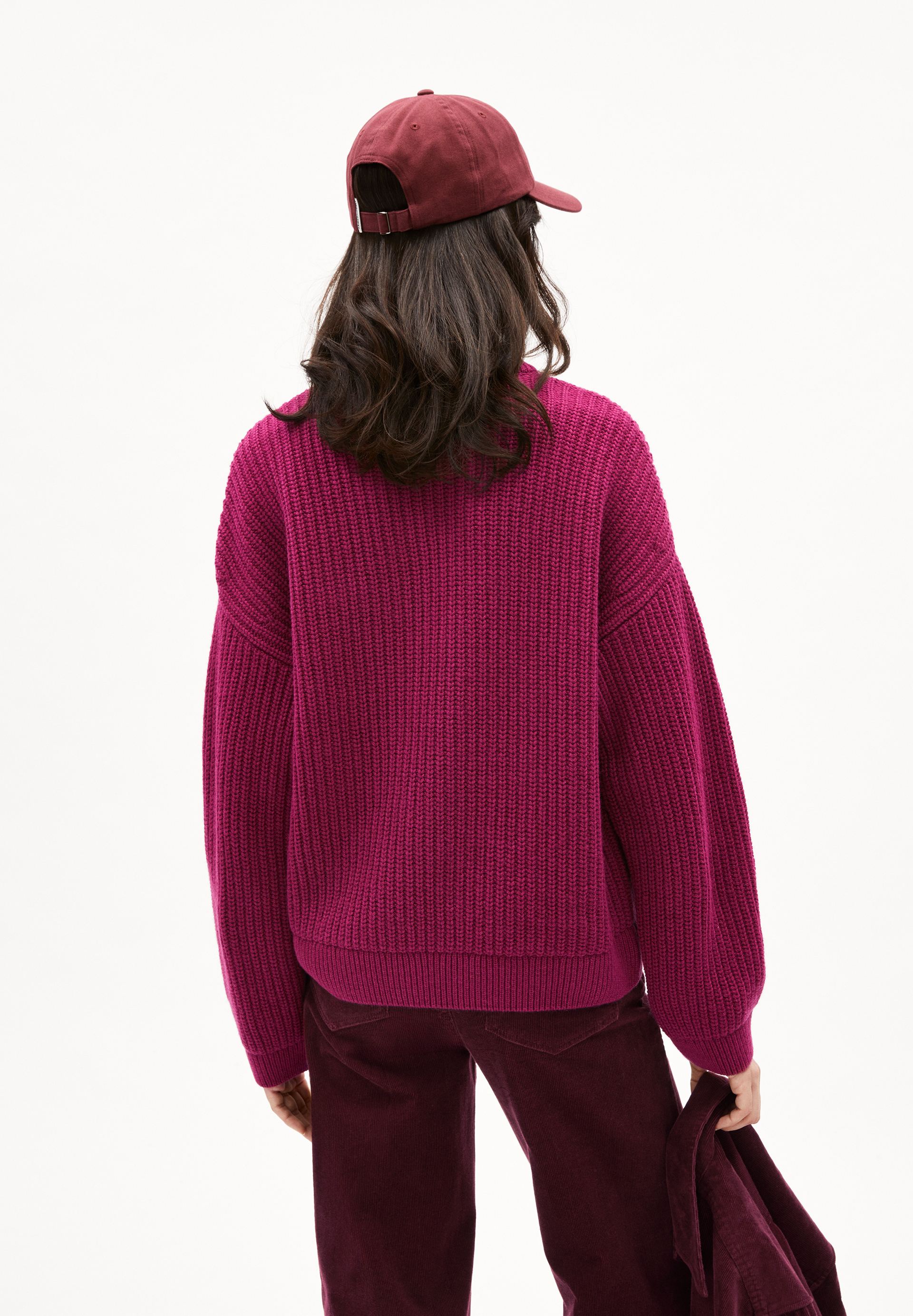 MIYAAR SOLID Sweater Loose Fit made of Organic Wool Mix