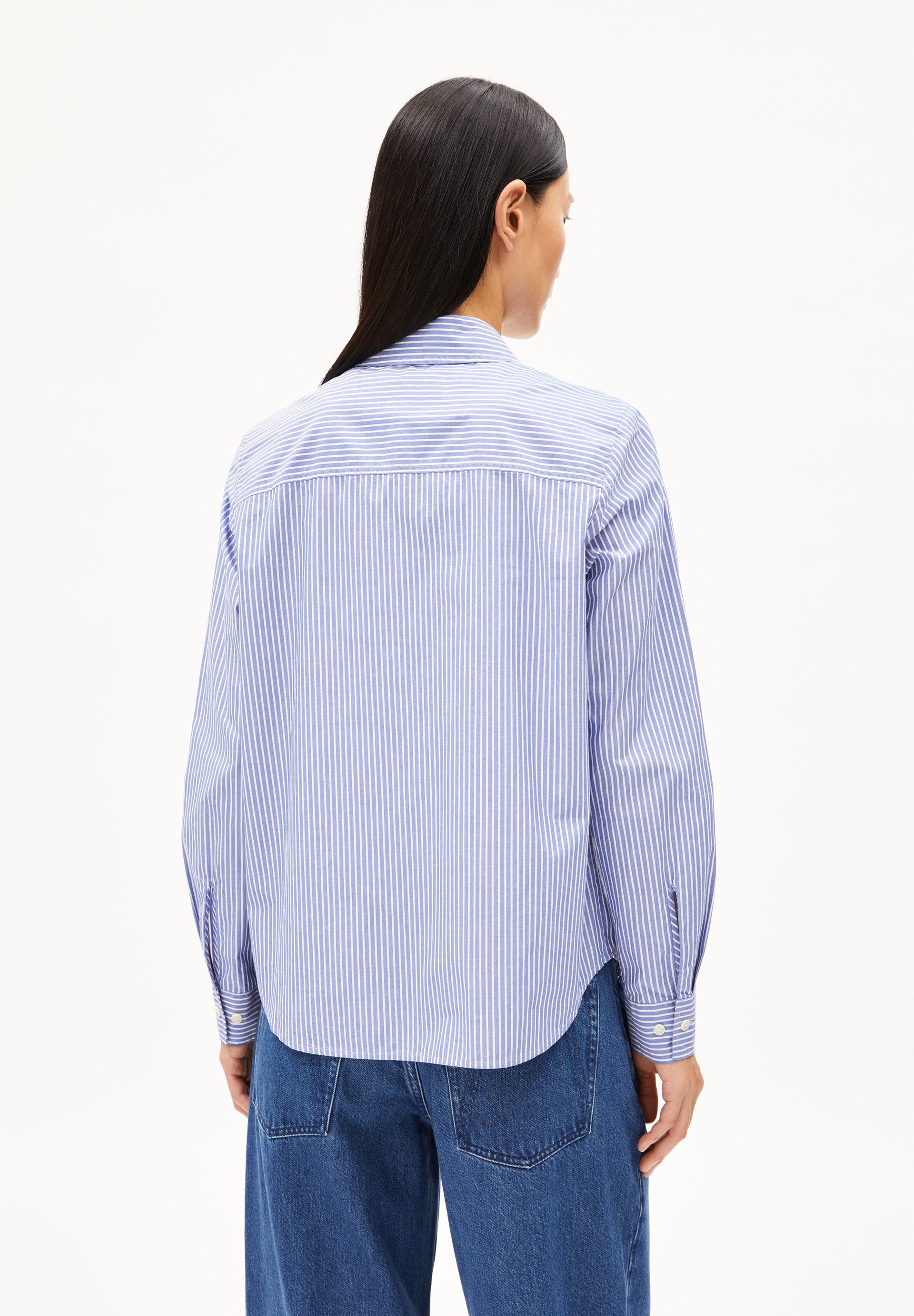 LOUILAA STRIPED Blouse made of Organic Cotton