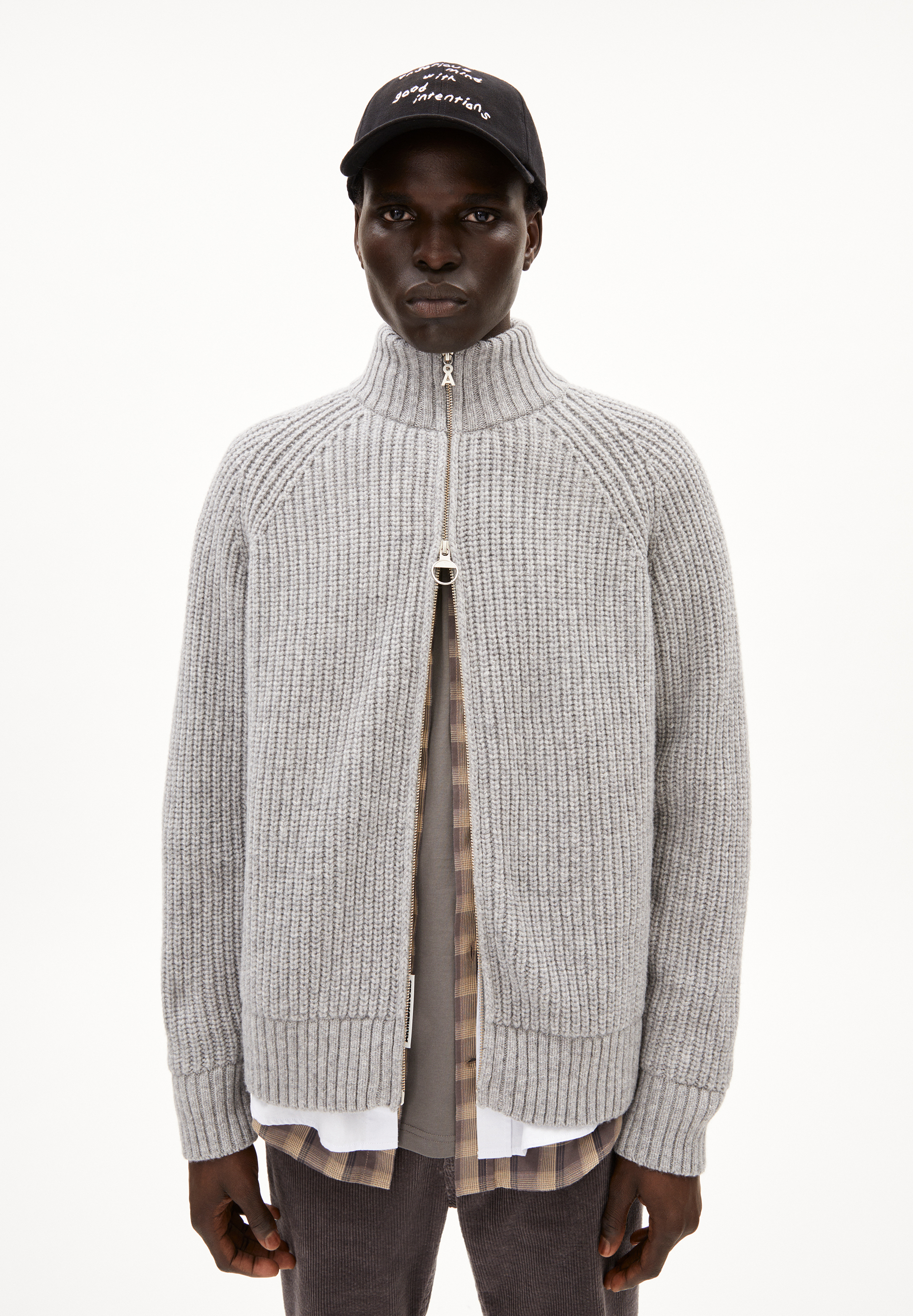 ALJOSCHAA Sweater Relaxed Fit made of Organic Wool Mix